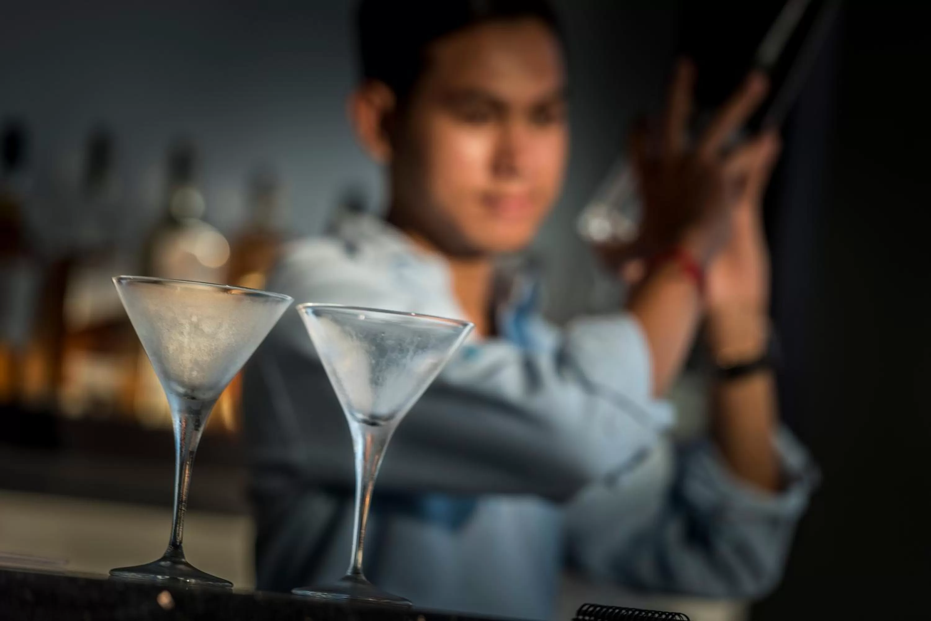 Alcoholic drinks in The Aviary Hotel