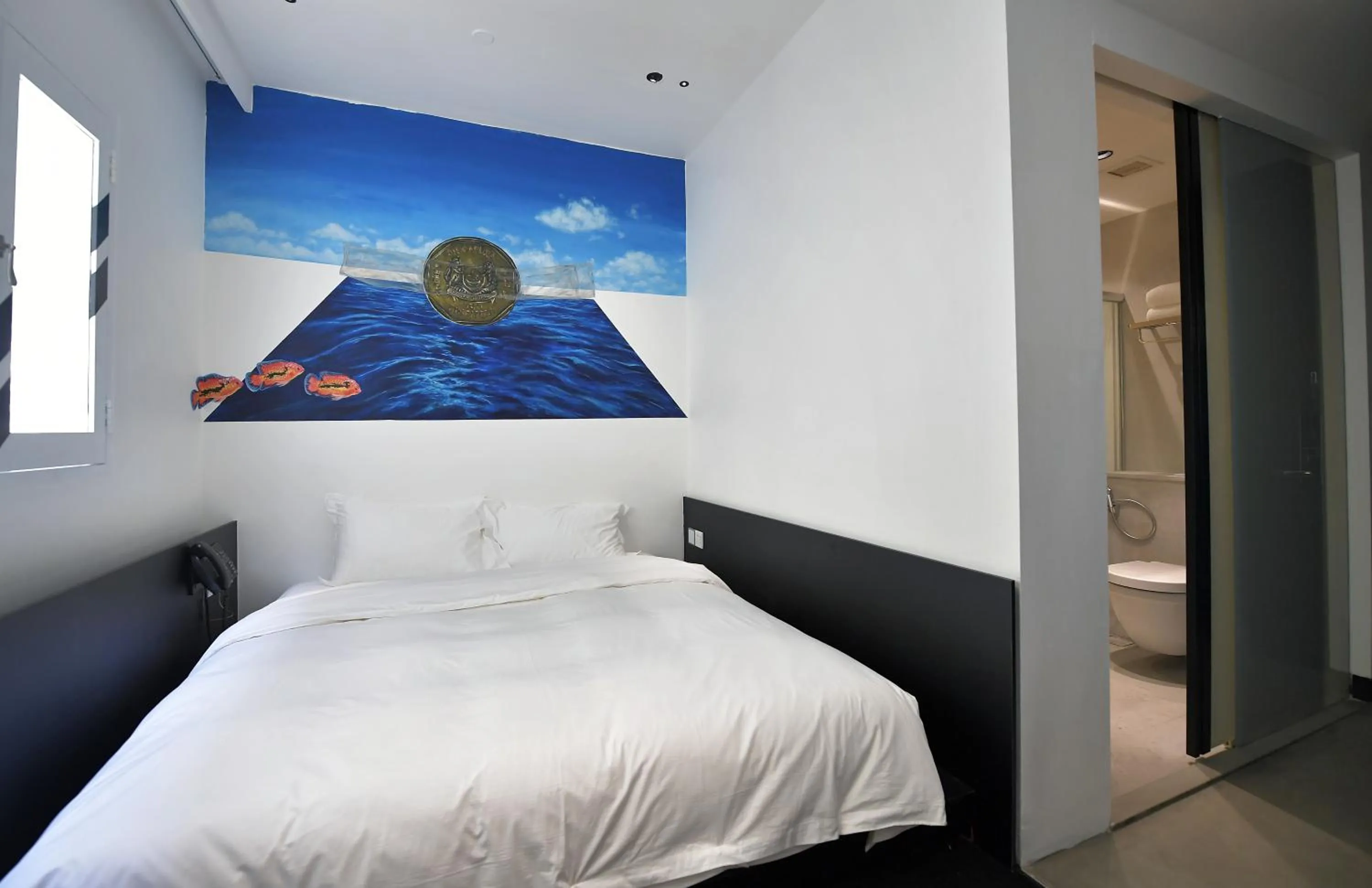 Decorative detail, Bed in Hi Hotel