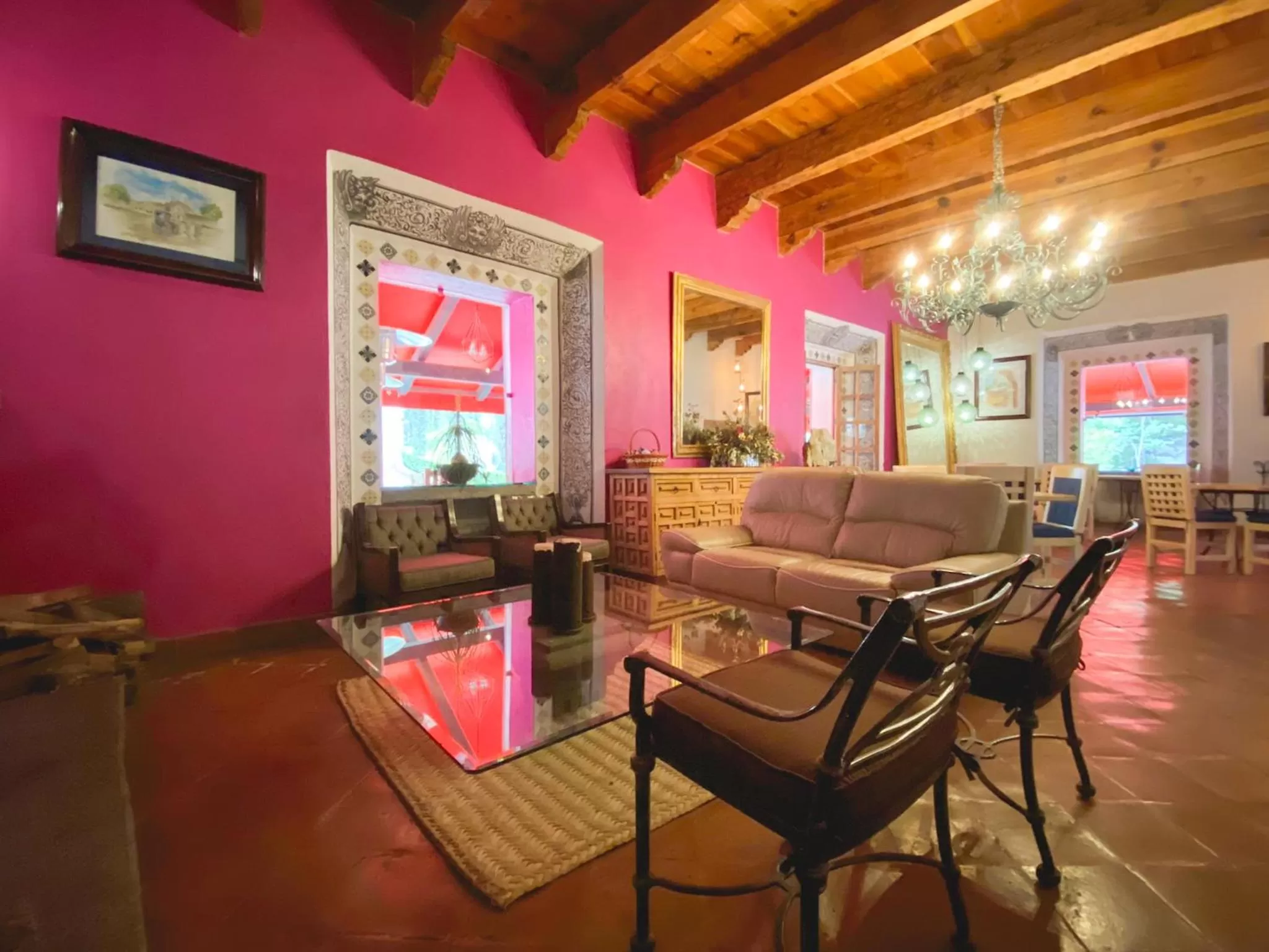 Dining area in Molino de los Reyes