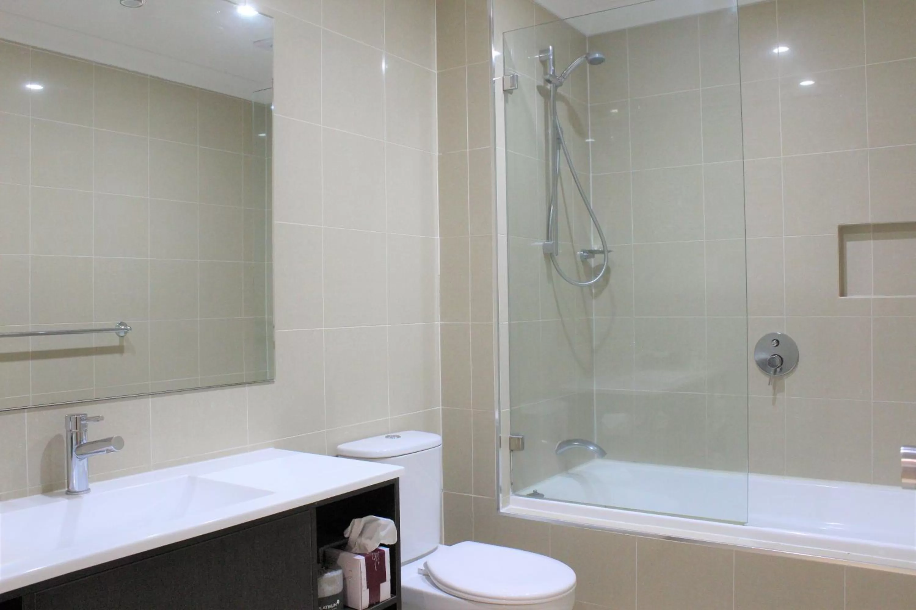 Bathroom in Carlyle Suites & Apartments