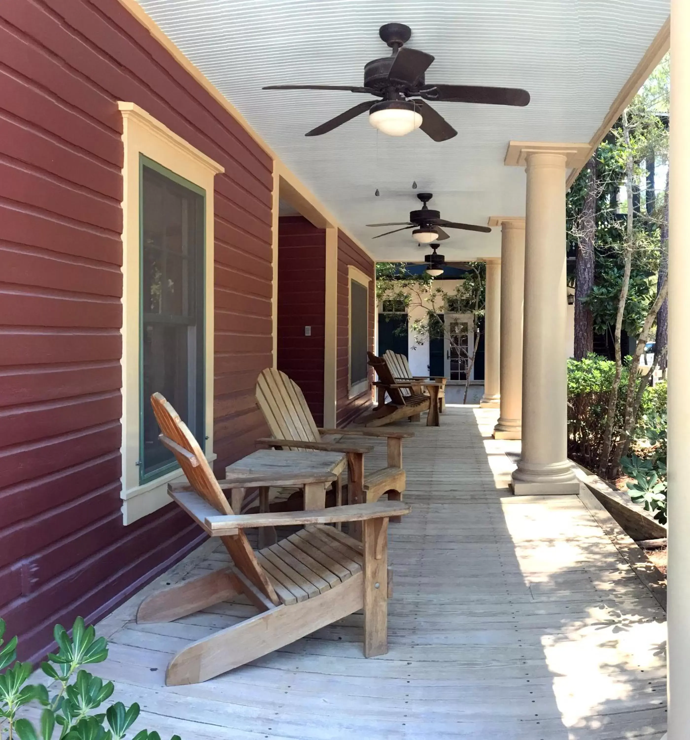 Patio in Hibiscus Coffee & Guesthouse