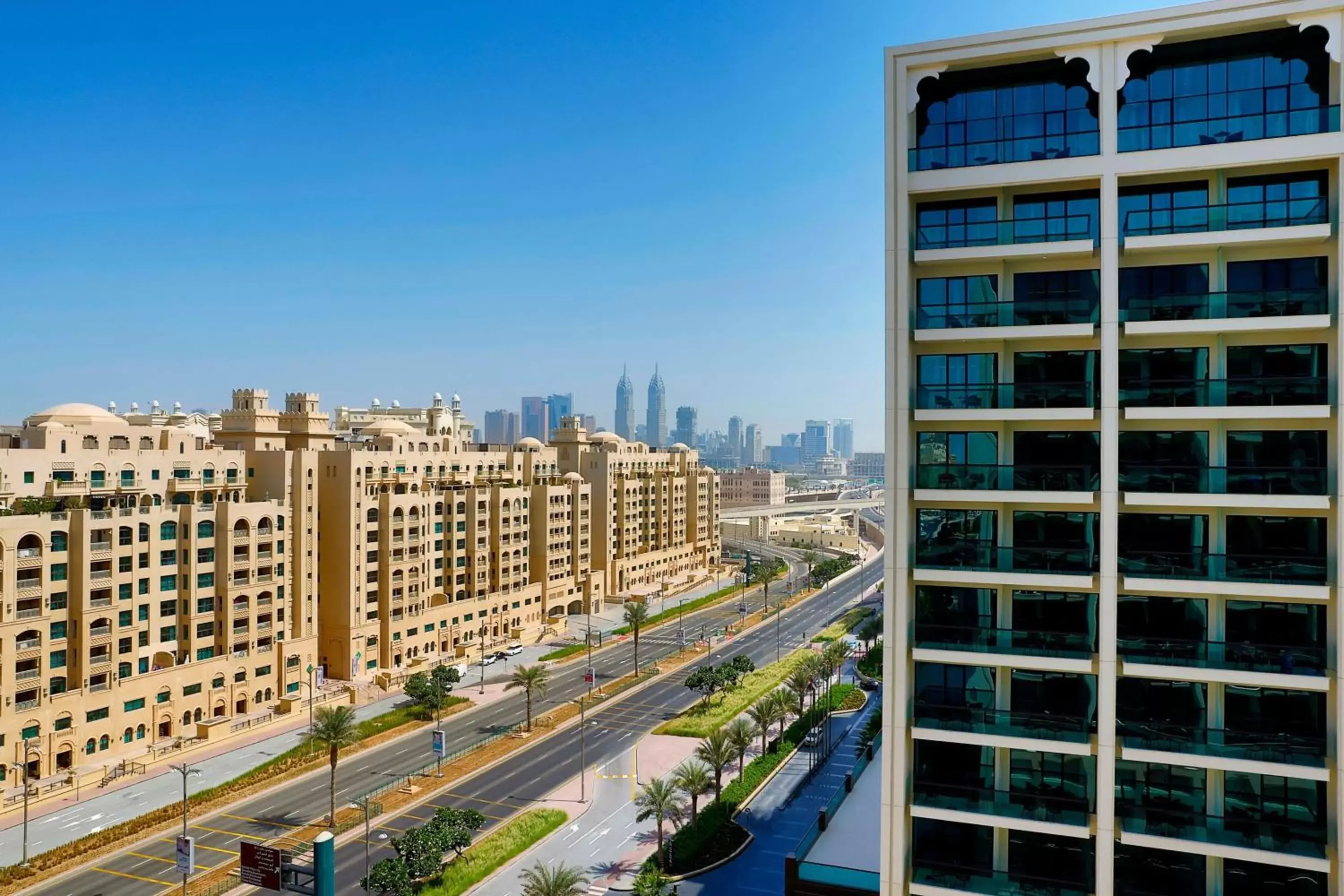 Property building in Marriott Resort Palm Jumeirah, Dubai