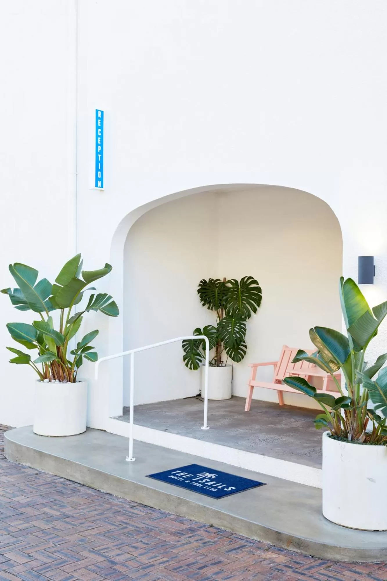 Facade/entrance in The Sails Motel Brunswick Heads