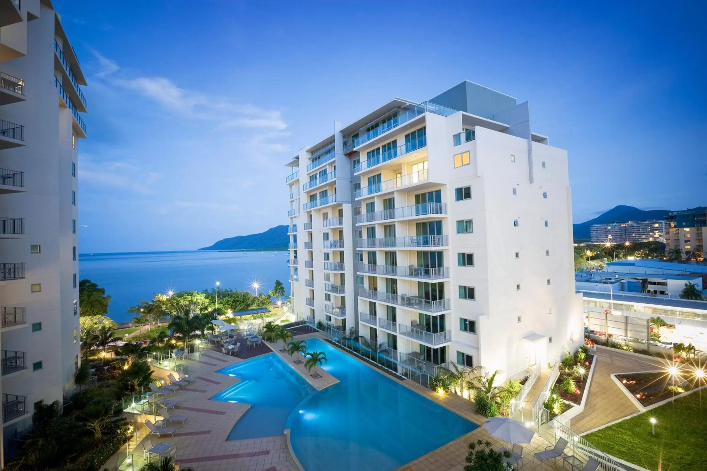 Bird's eye view, Pool View in Mantra Trilogy