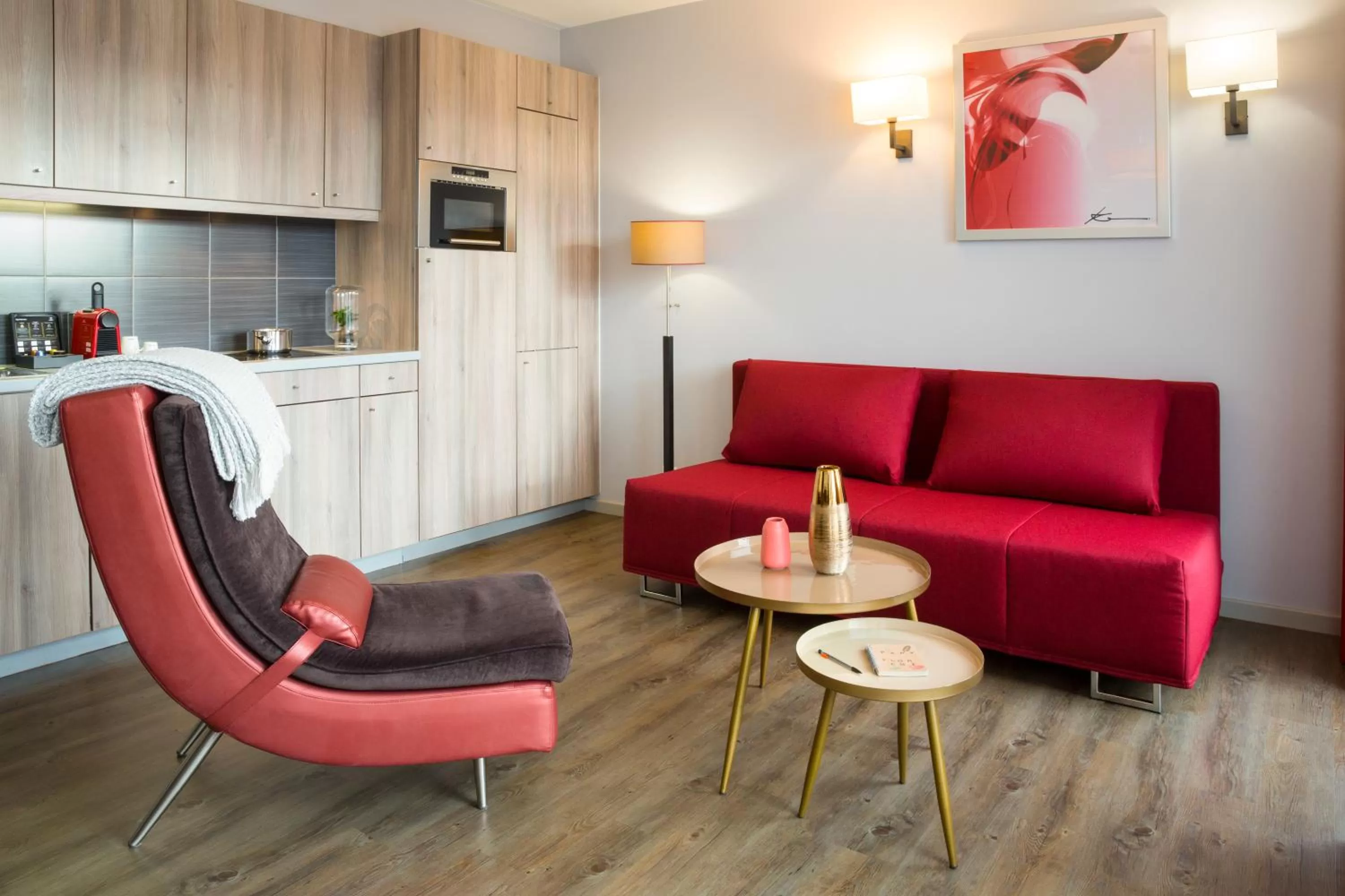 Bed in Aparthotel Adagio Basel City