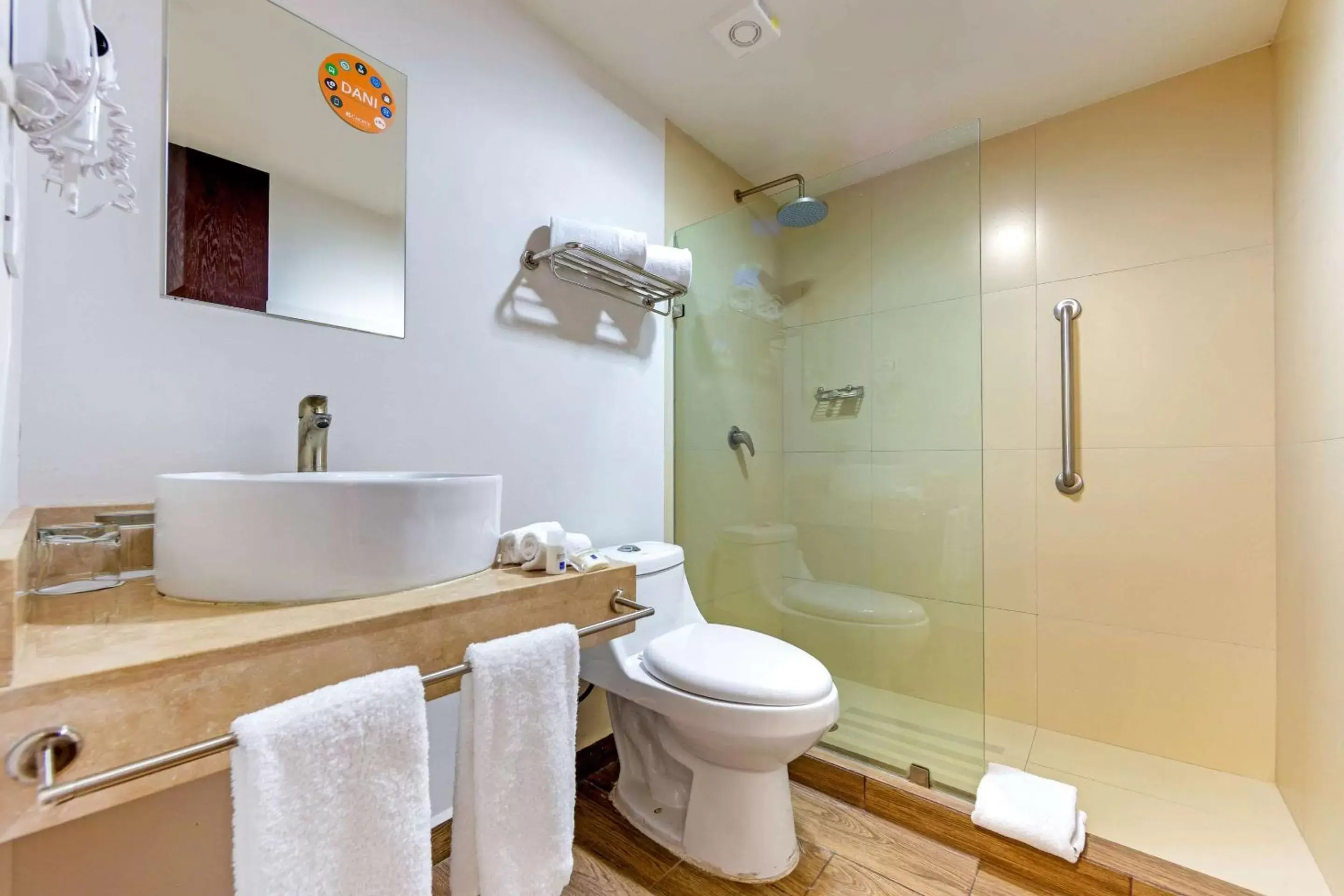 Bathroom in Sleep Inn Mazatlan