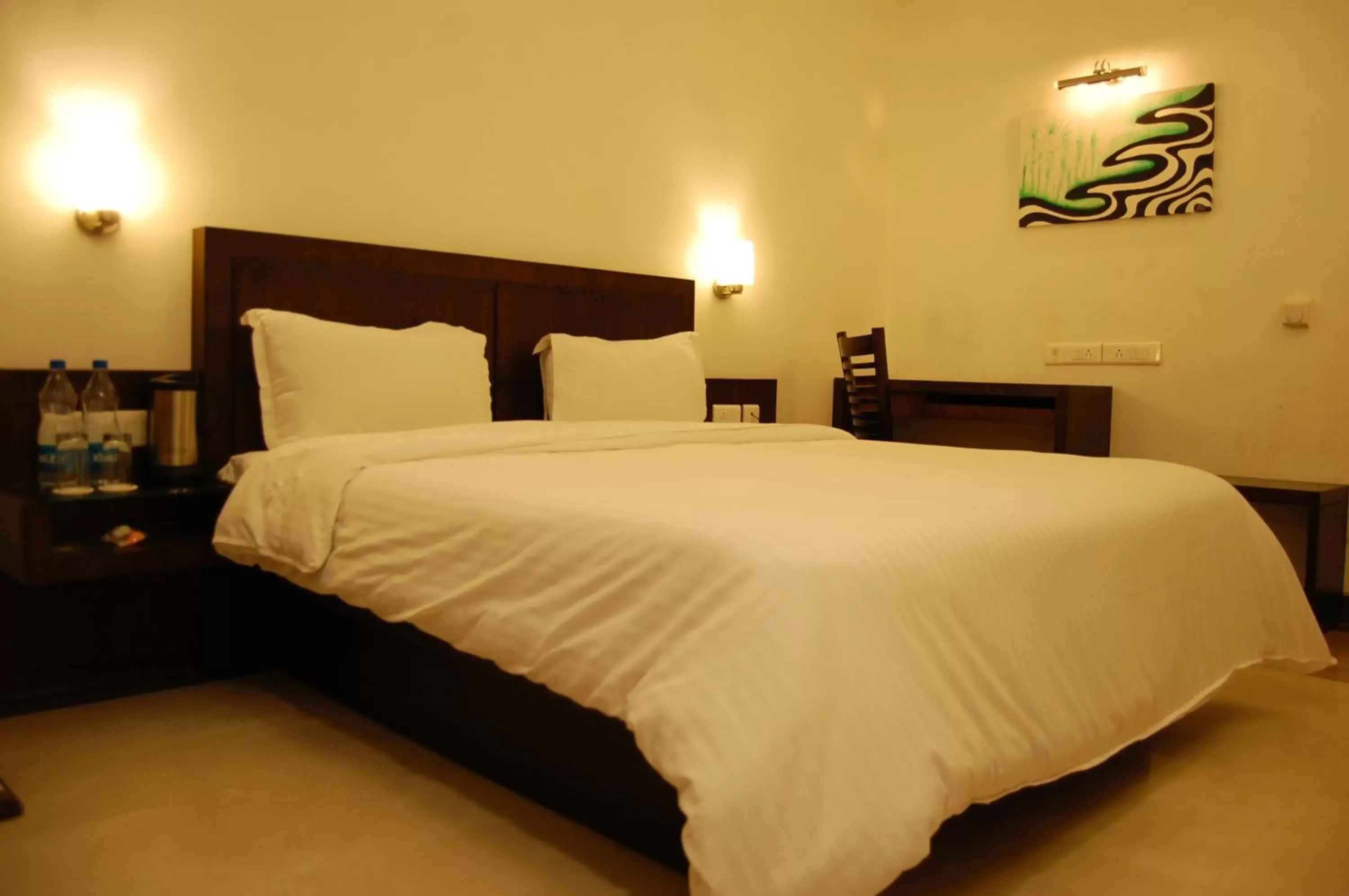 Bed in Hotel Taj Resorts