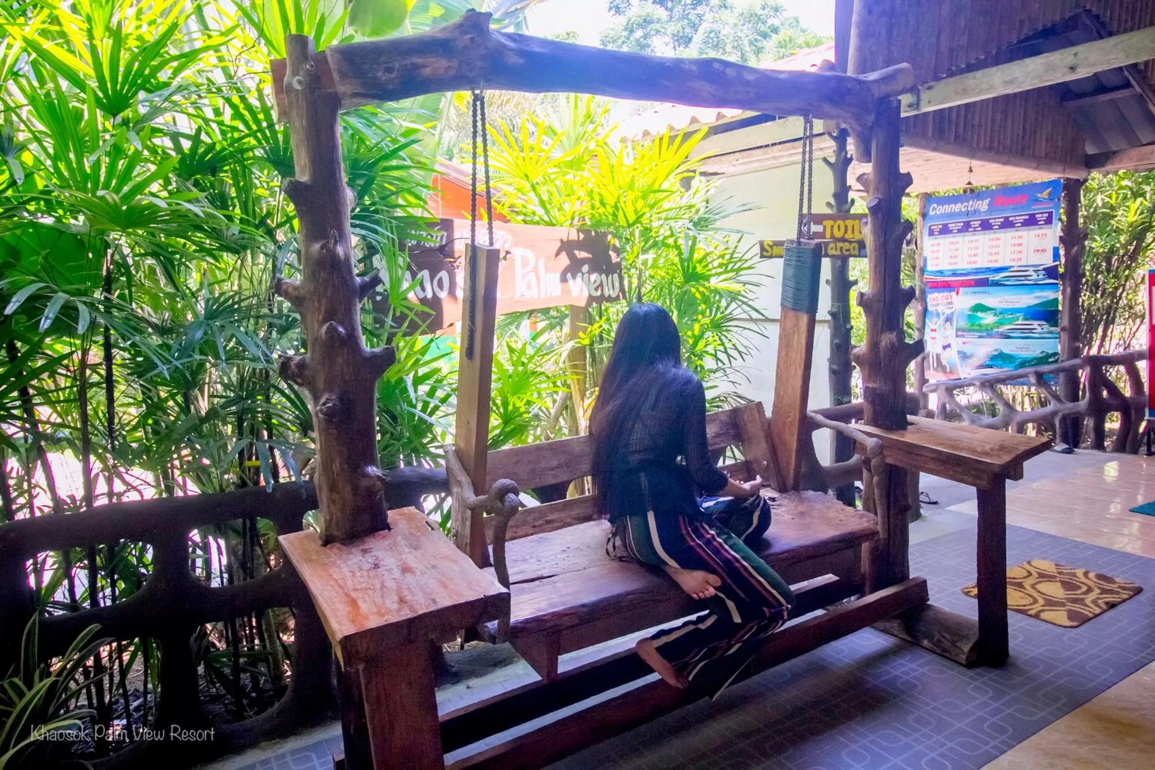 People in Khao Sok Palmview Resort