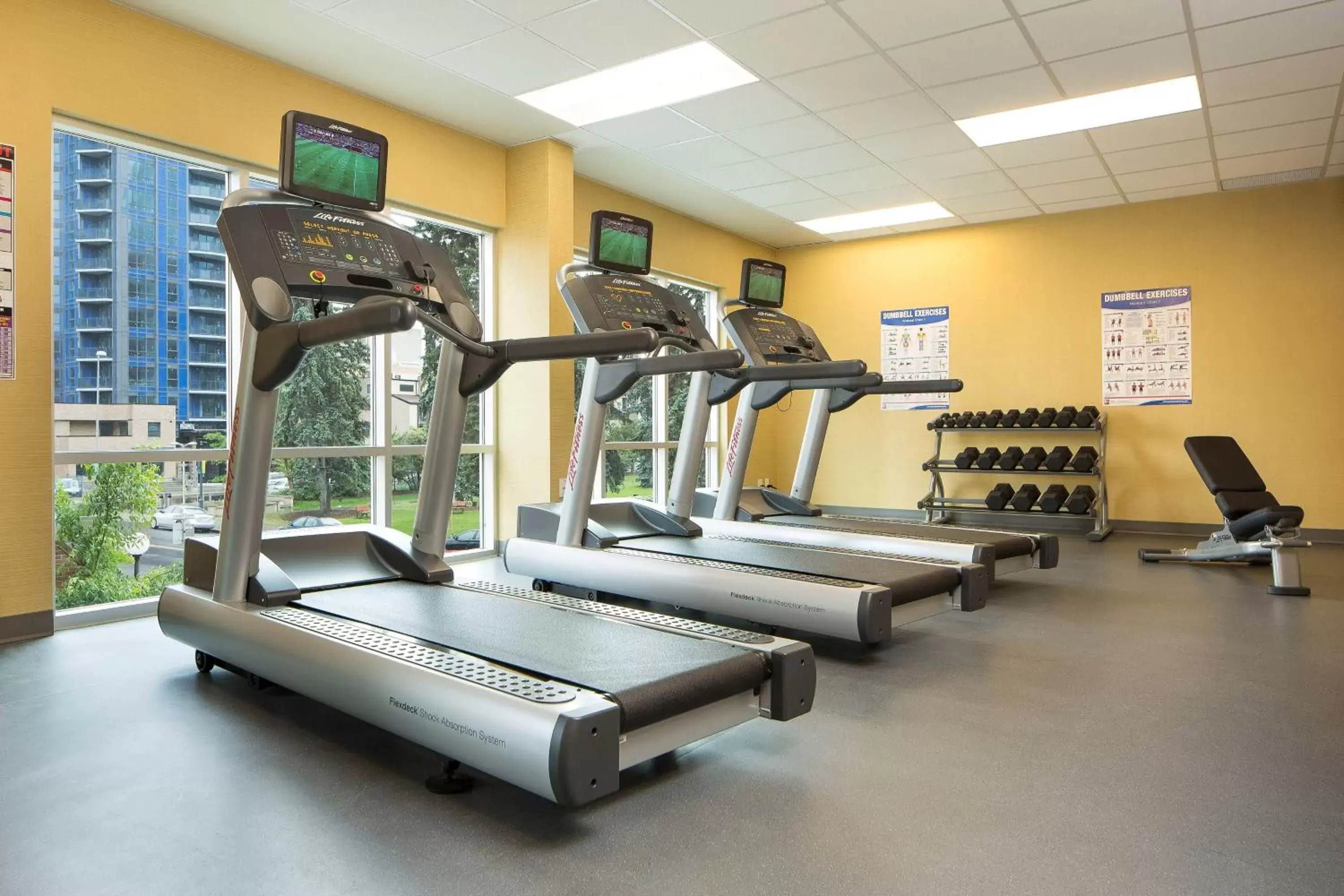 Fitness centre/facilities, Fitness Center/Facilities in Fairfield Inn & Suites by Marriott Calgary Downtown