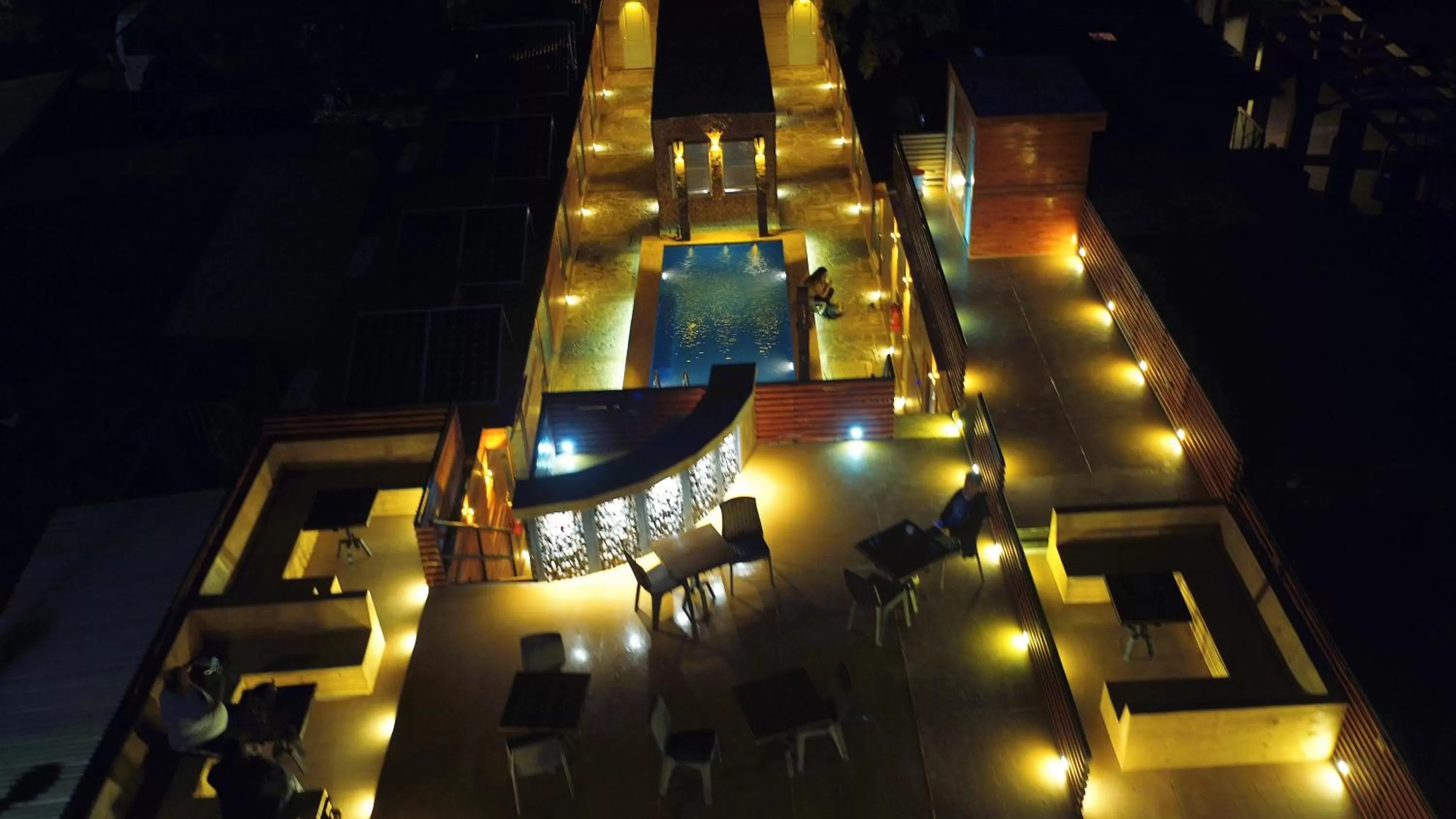 Bird's eye view, Property Building in Hotel Manada del Desierto