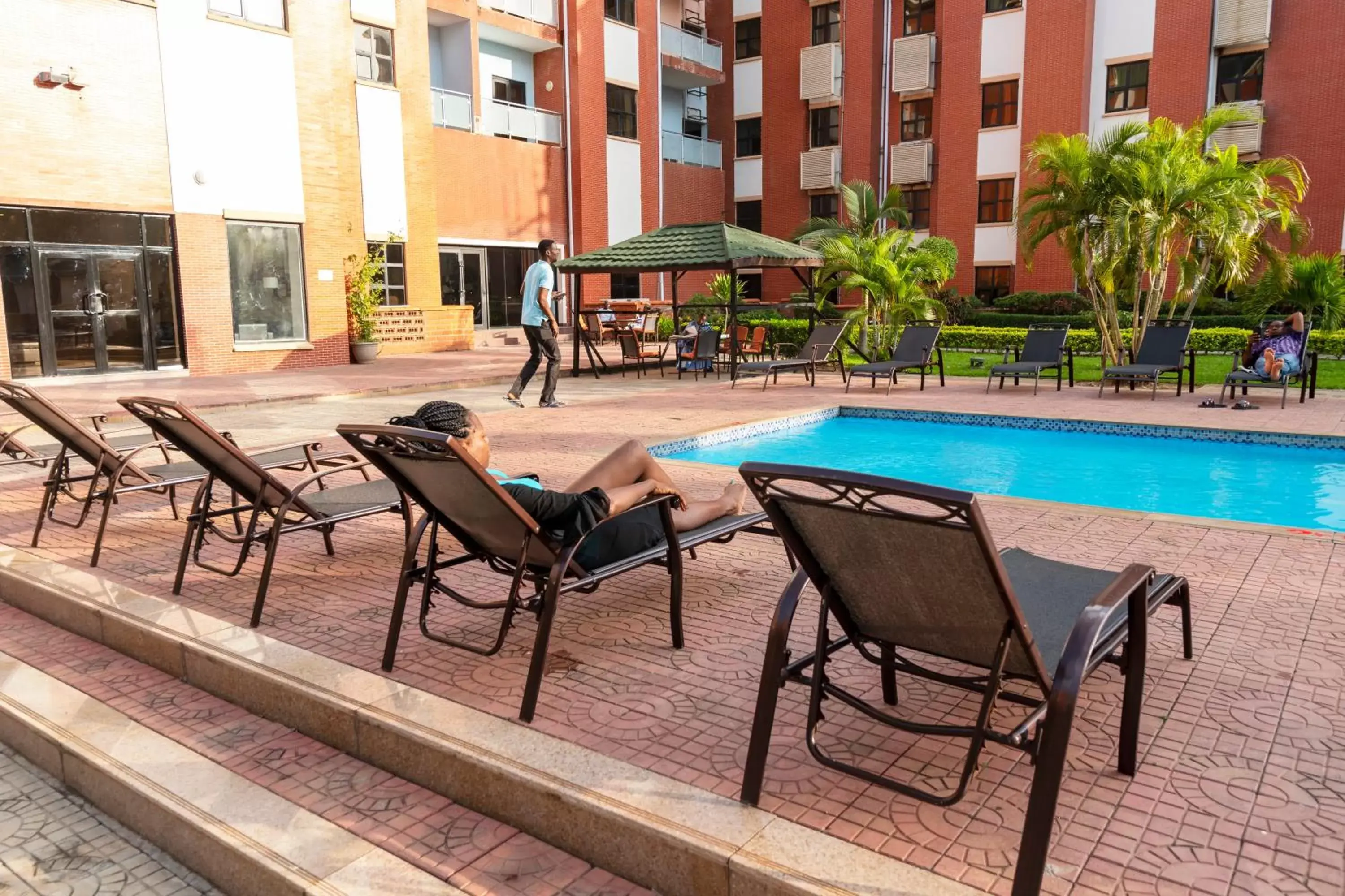 Swimming pool in Hawthorn Suites by Wyndham Abuja Swimming pool in Hawthorn Suites by Wyndham Abuja