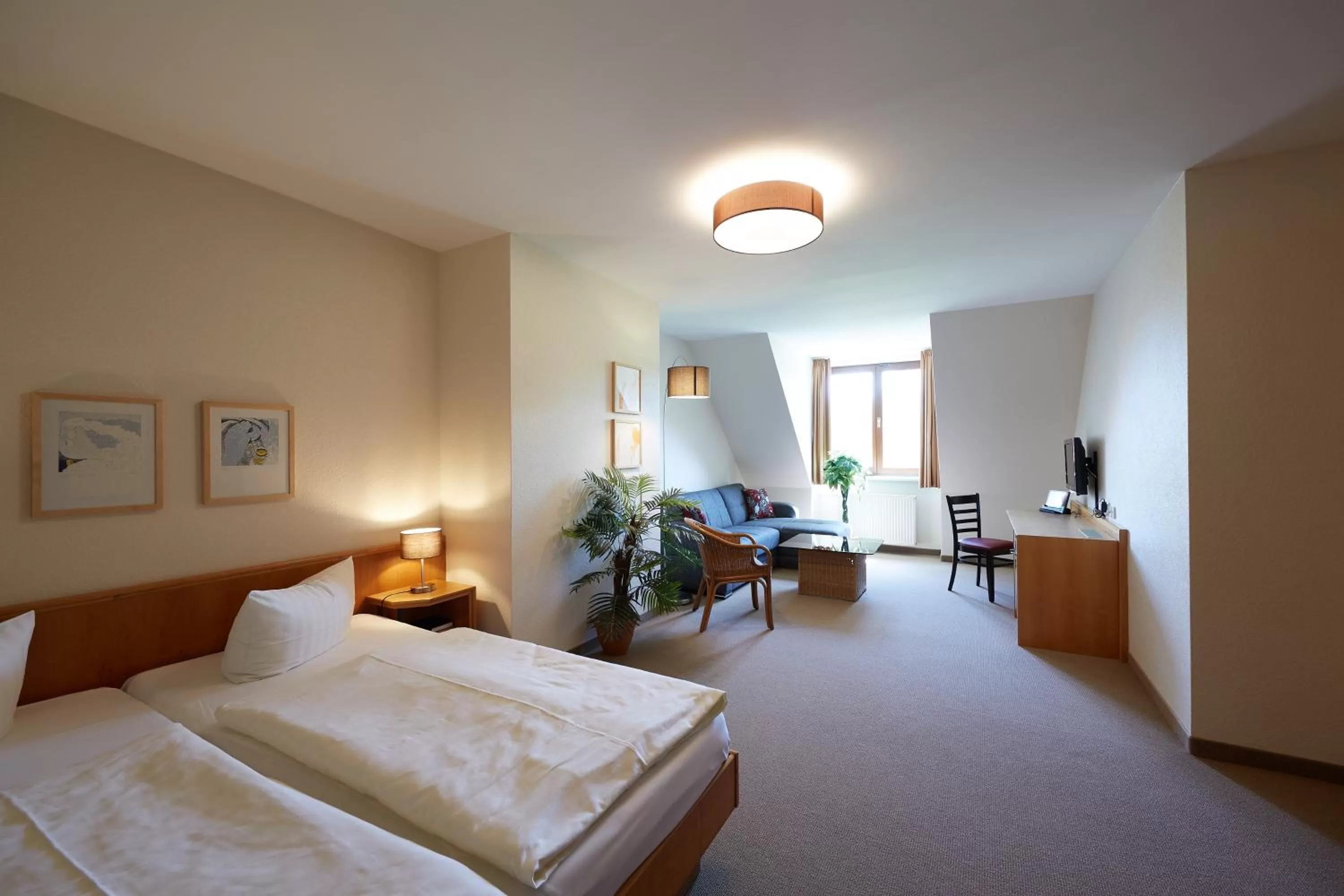 Bed in Hotel garni "Zum Eichwerder"