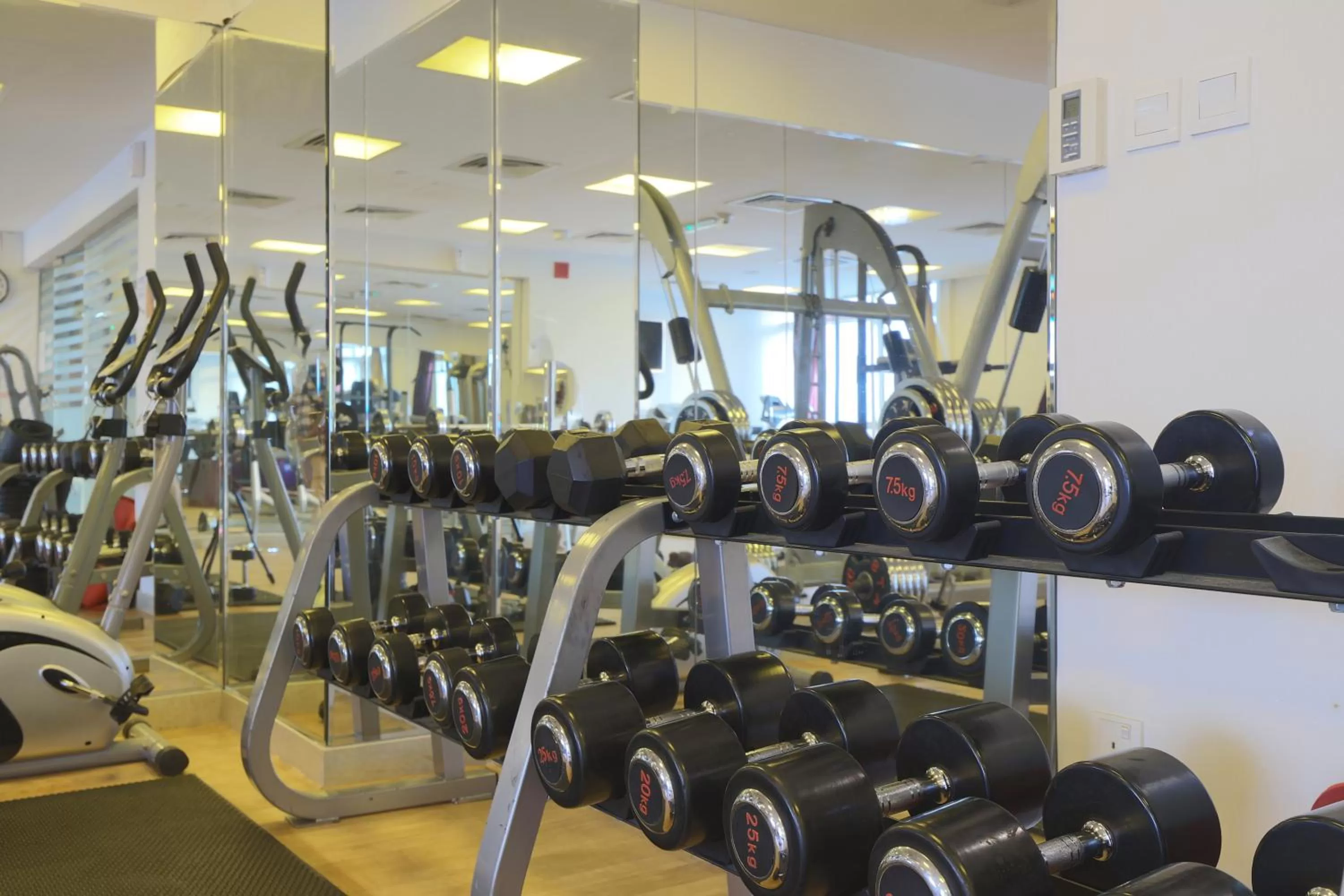 Fitness centre/facilities in Queen Palace Hotel