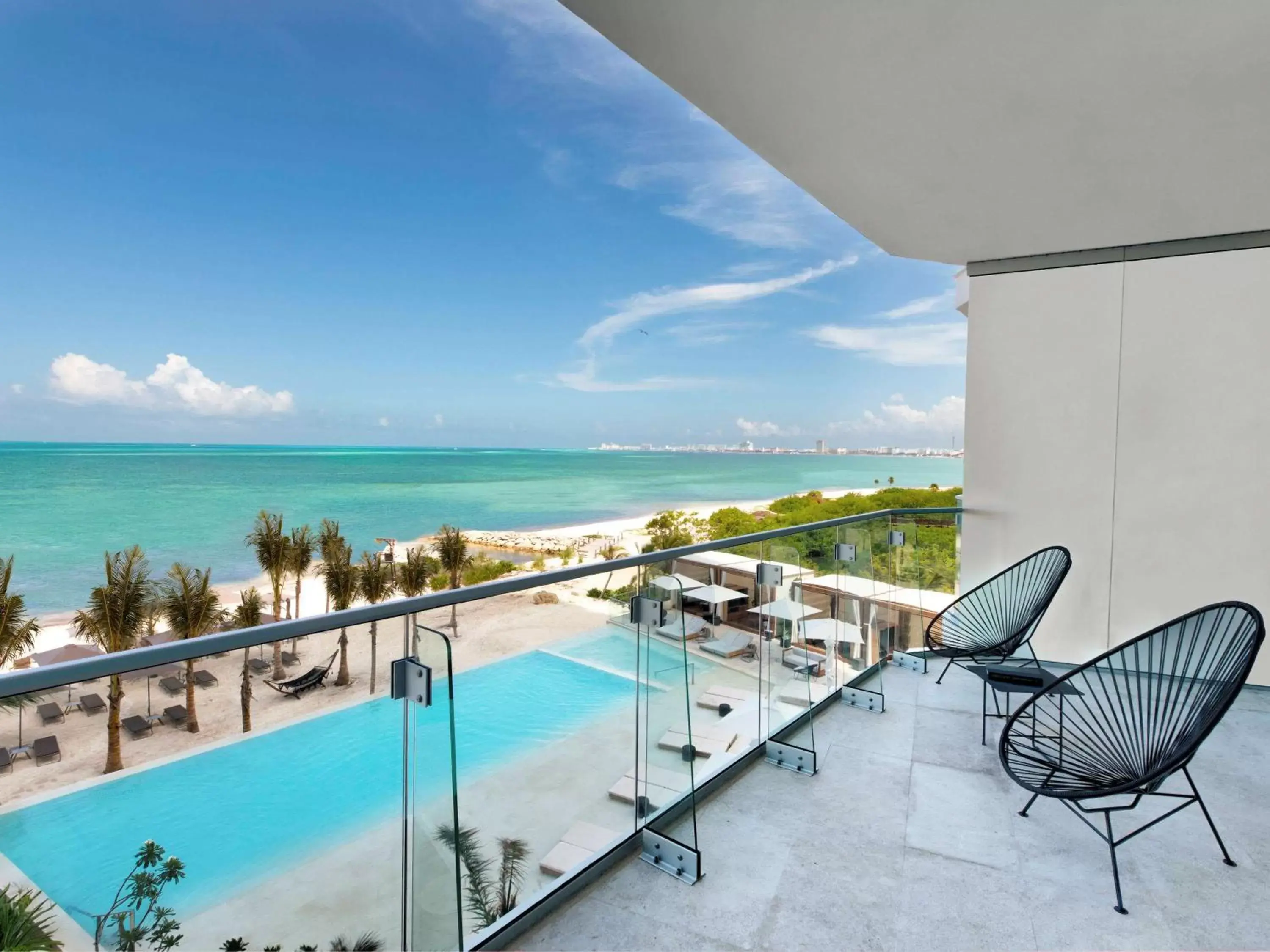 Photo of the whole room, Pool View in SLS Cancun Hotel & Spa