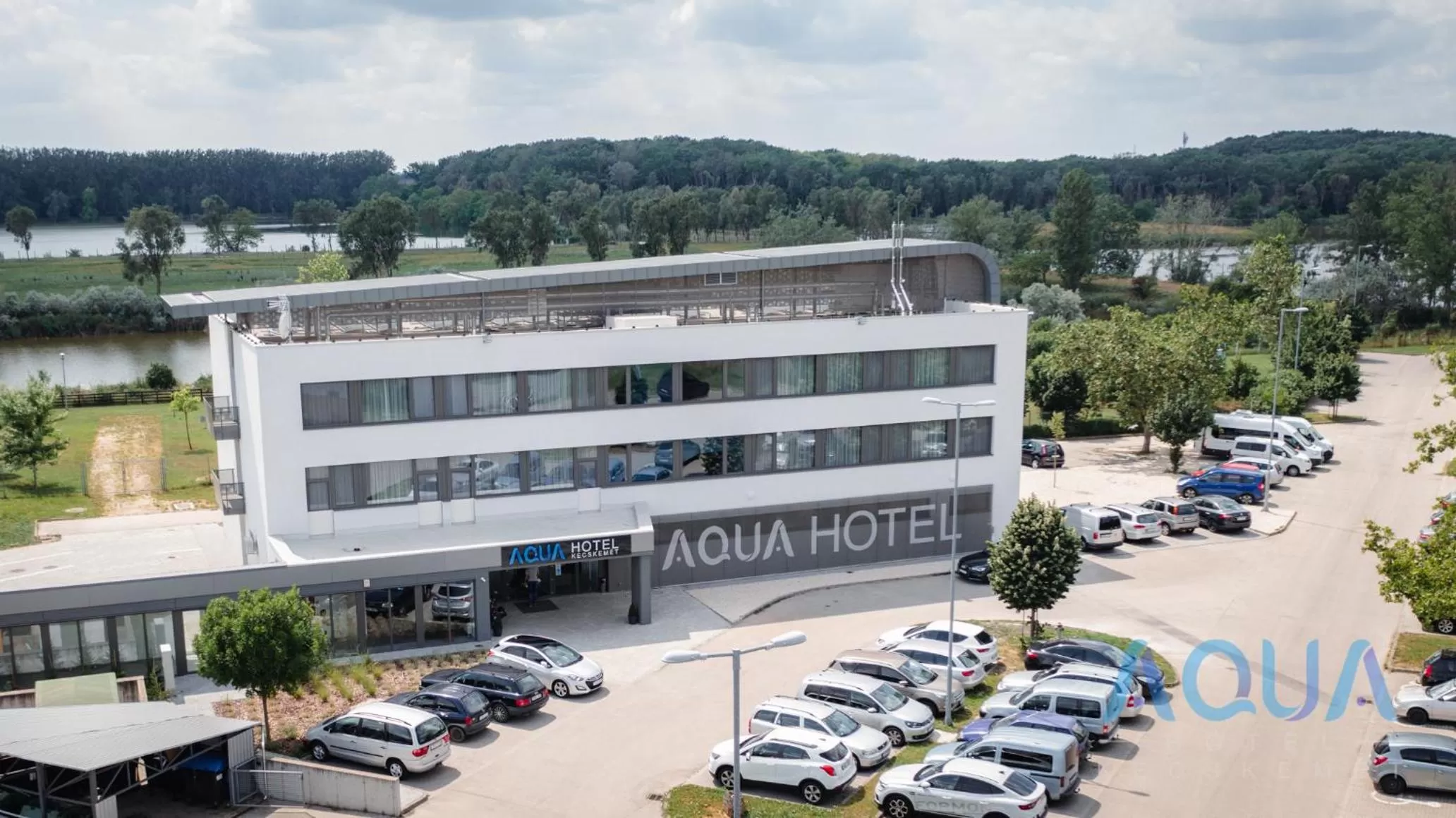 Property Building in Aqua Hotel