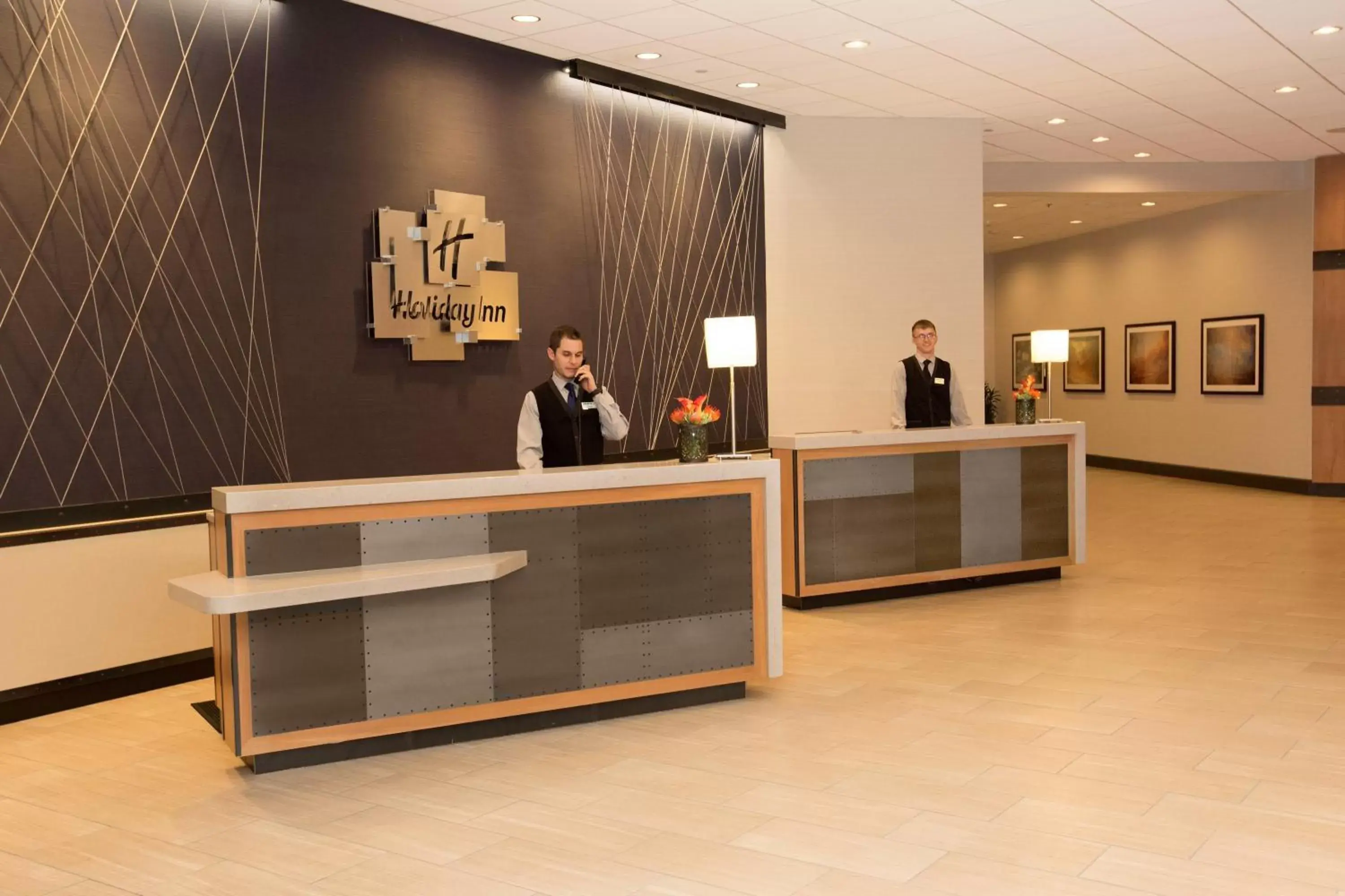 Property building, Lobby/Reception in Holiday Inn Dayton/Fairborn I-675, an IHG Hotel