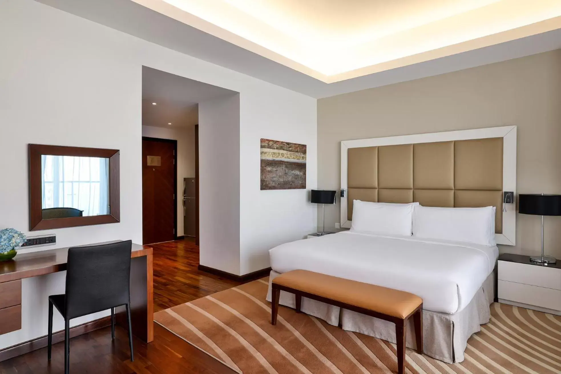 Bed in La Suite Dubai Hotel & Apartments