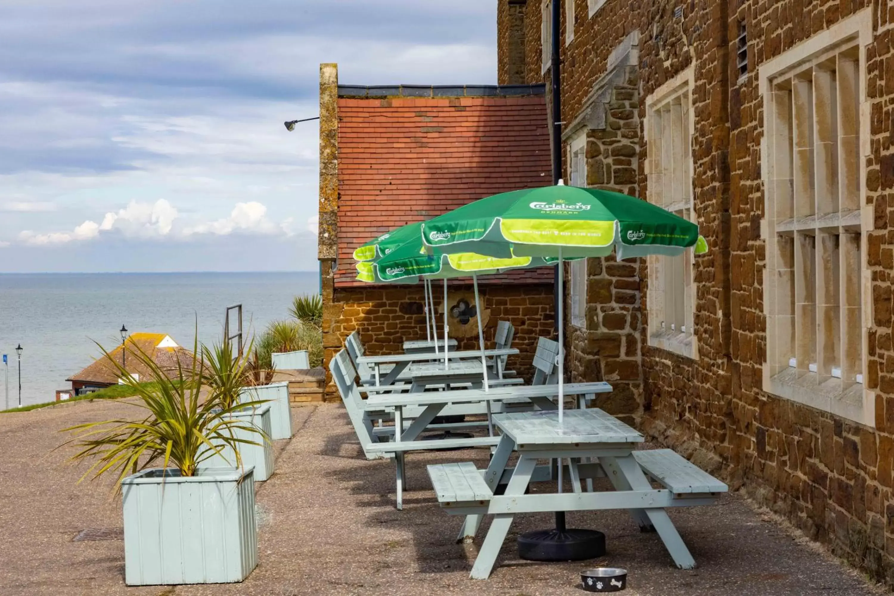 Patio in The Golden Lion Hotel