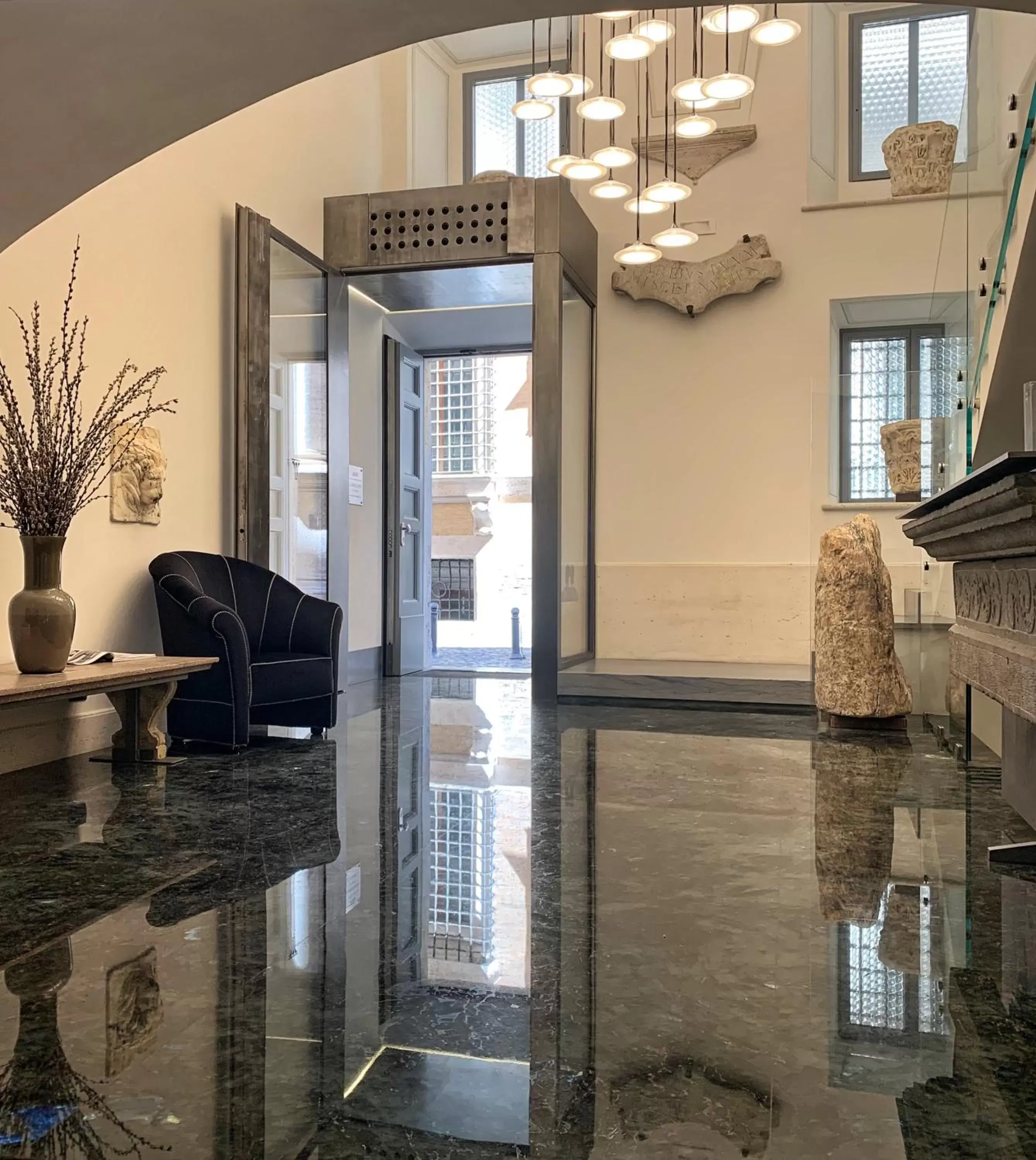 Facade/entrance, Swimming Pool in Palazzo Delle Pietre - Luxury Apartments