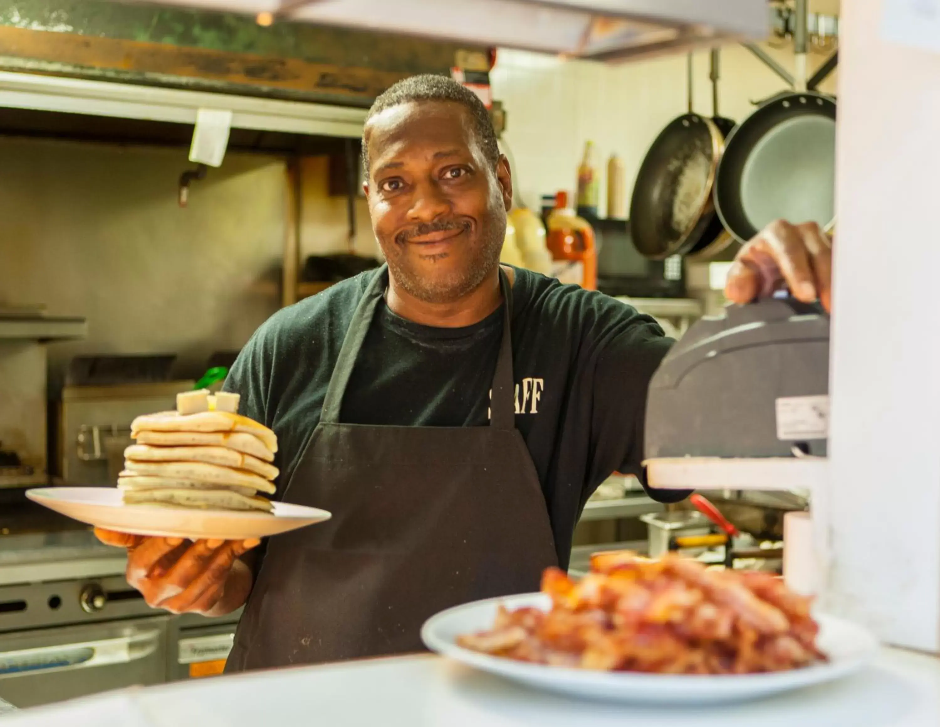 Food close-up, Staff in Seminole Inn