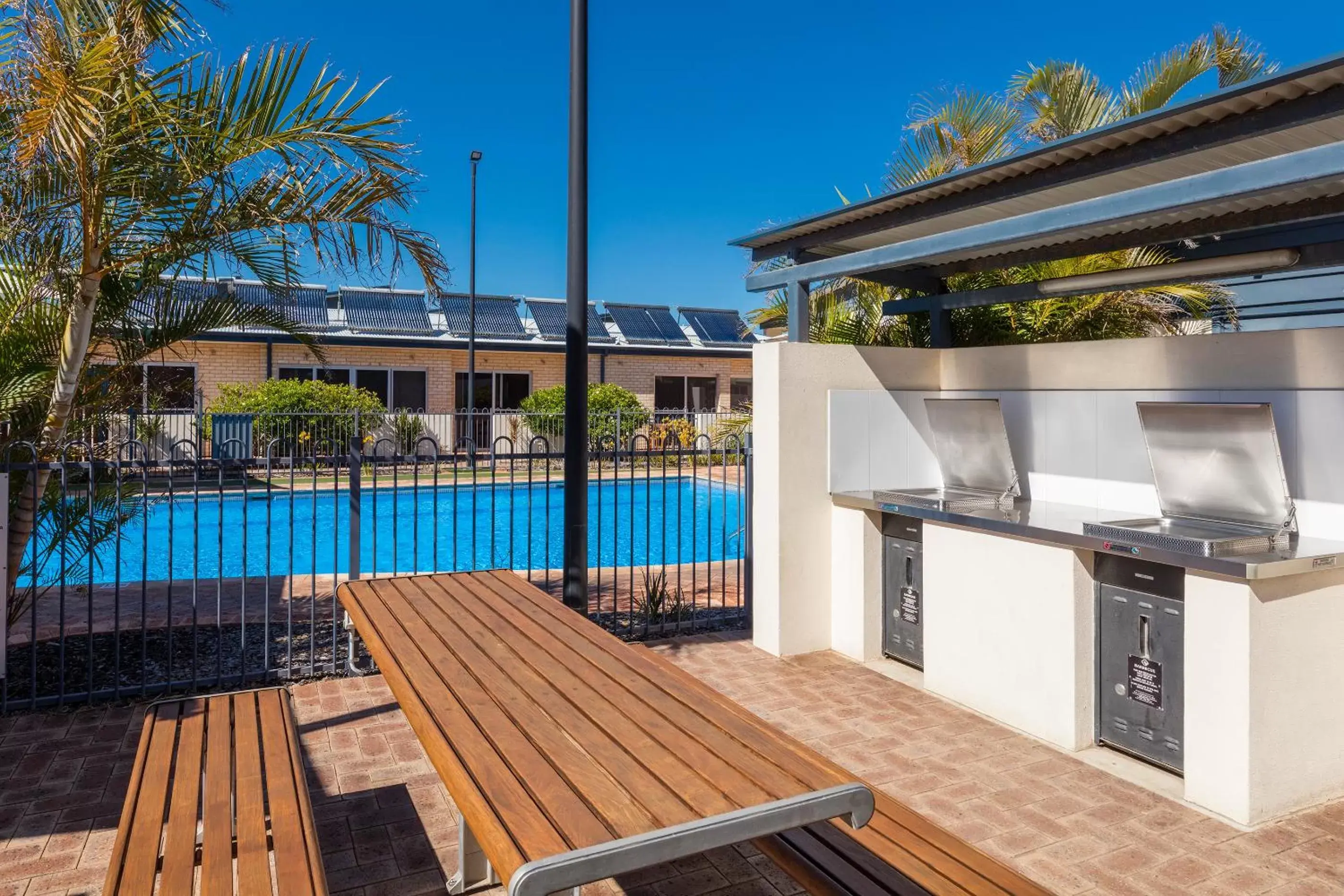 BBQ facilities, Pool View in Nesuto Geraldton