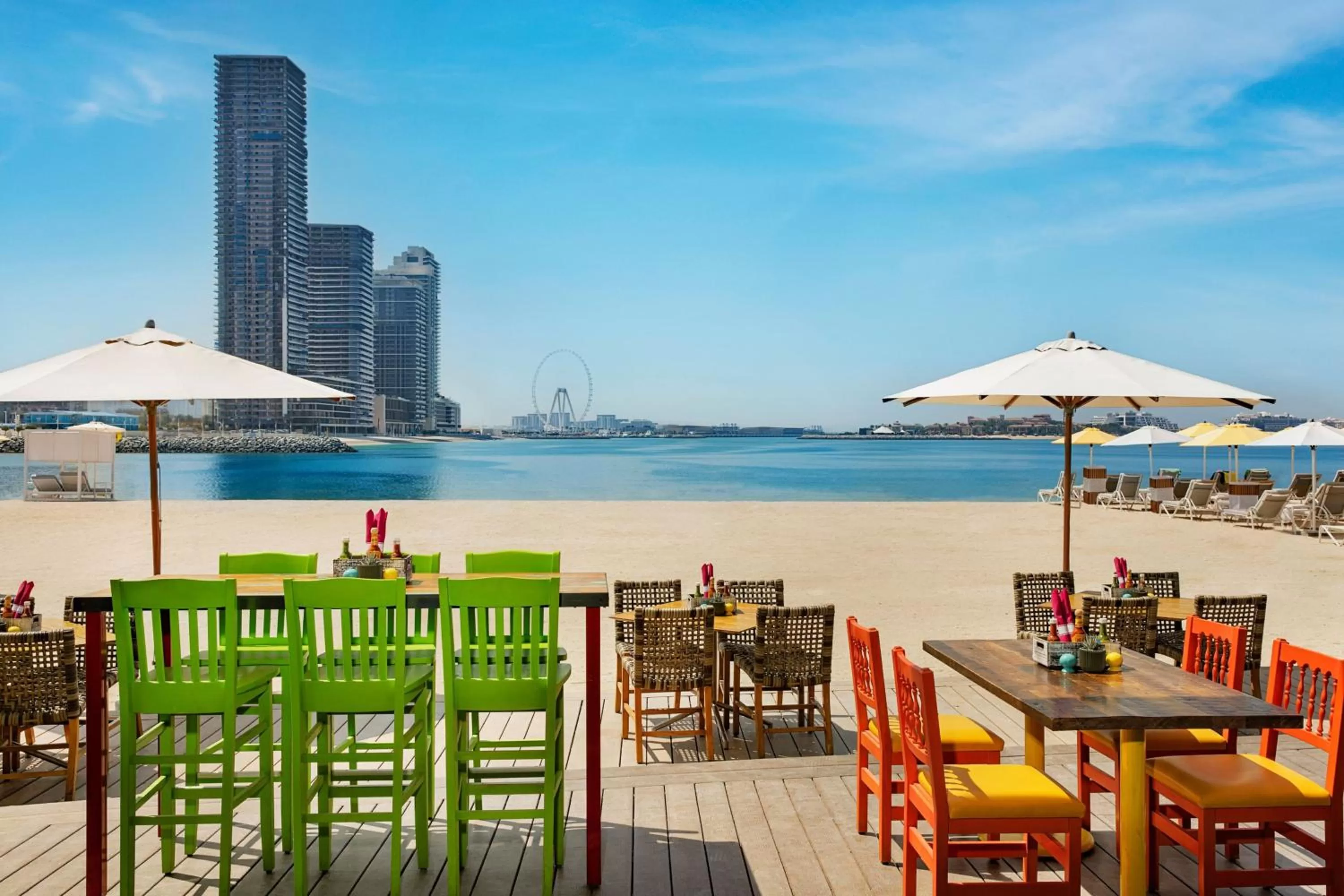 Beach in Marriott Resort Palm Jumeirah, Dubai