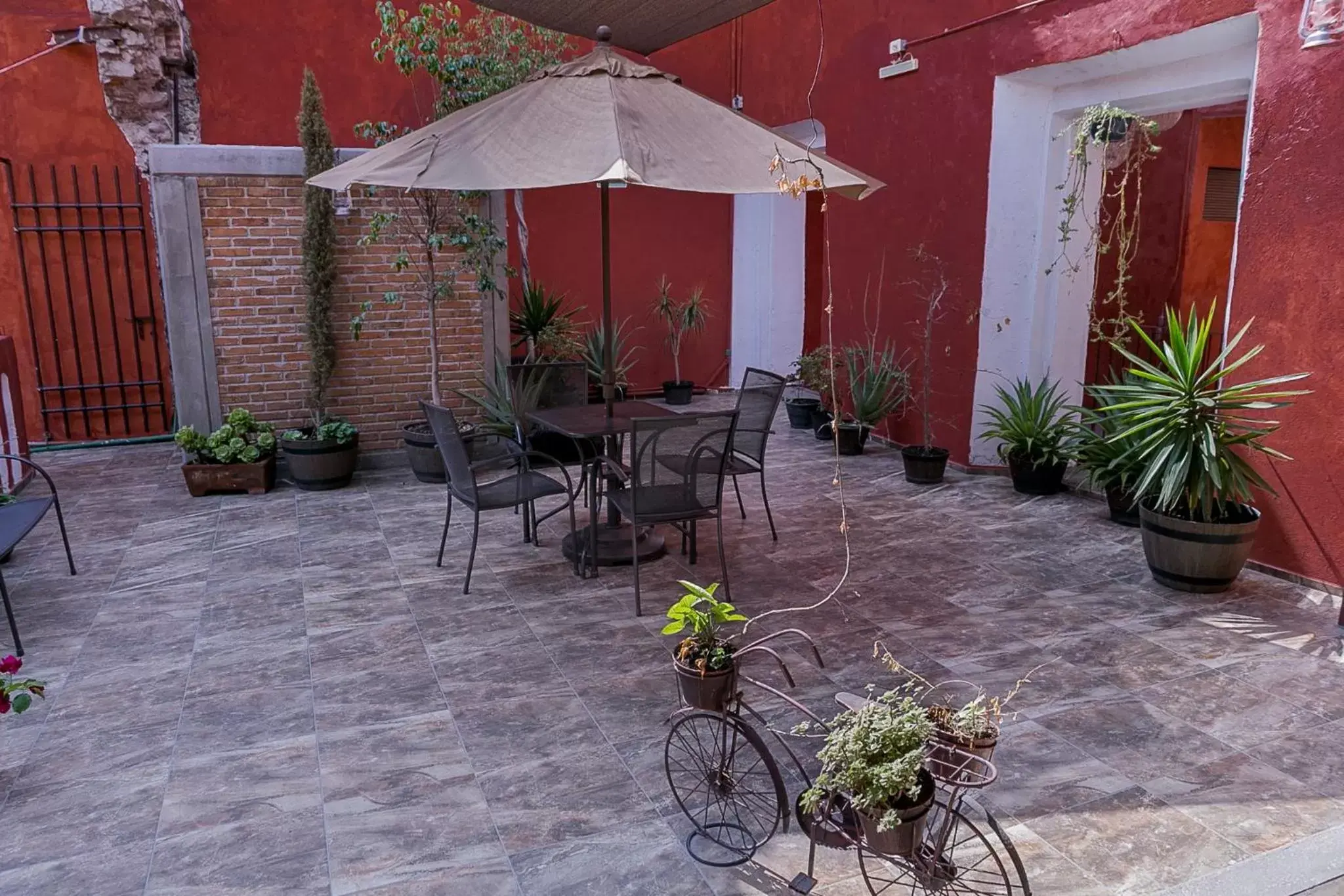 Patio in Hotel el Descanso