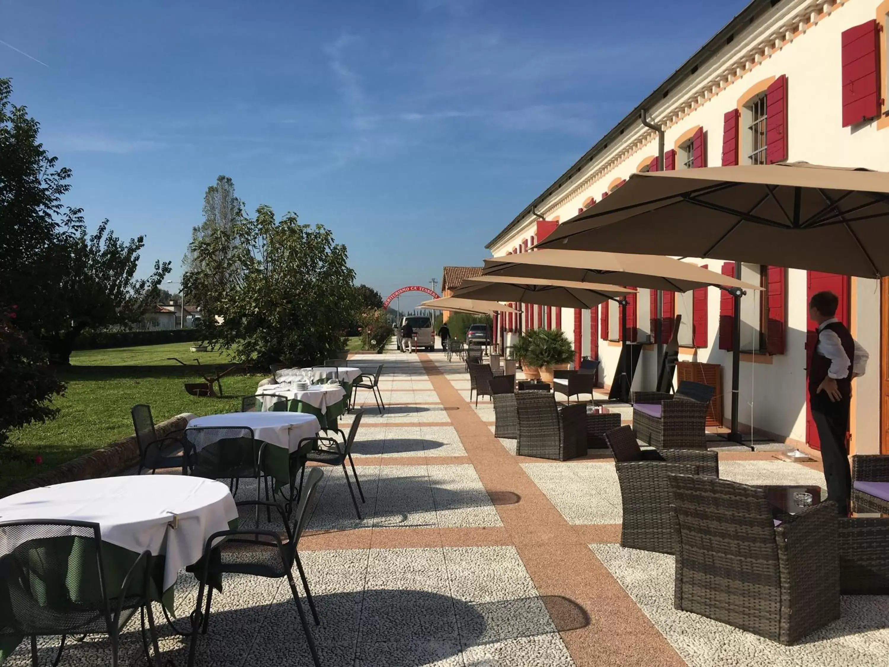 Patio, Restaurant/Places to Eat in Ca' Tessera Venice Airport