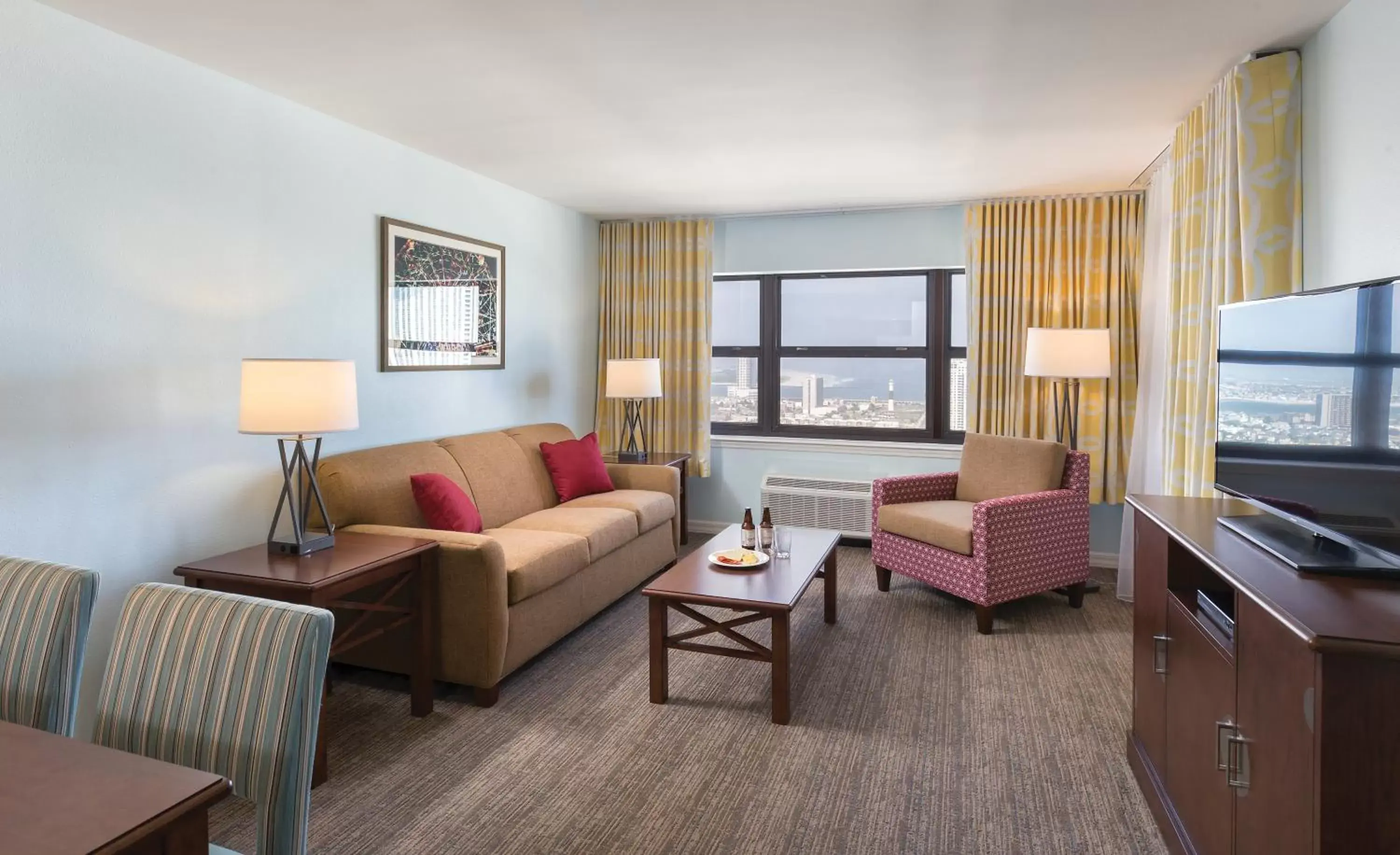 Living room, Seating Area in Club Wyndham Skyline Tower