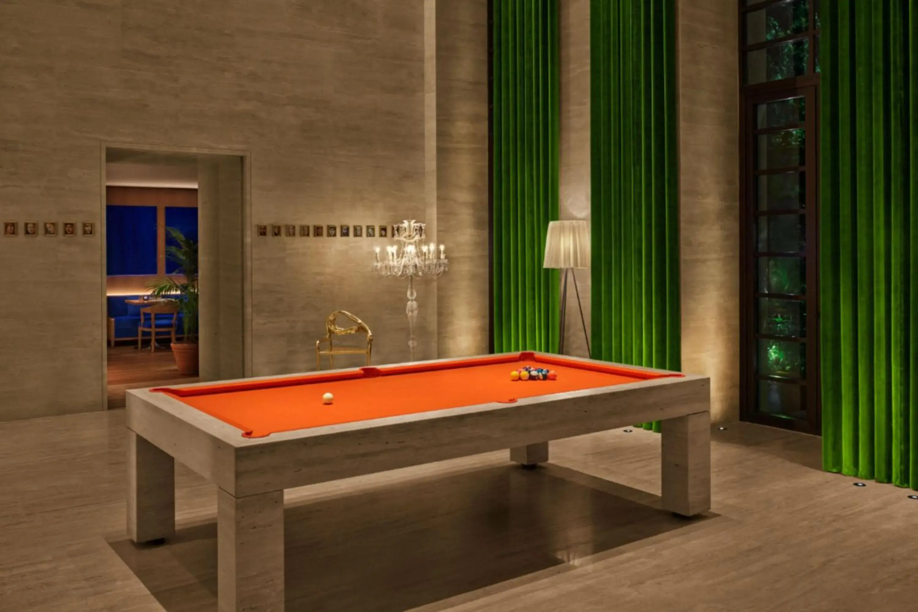 Lobby or reception, Billiards in The Rome EDITION