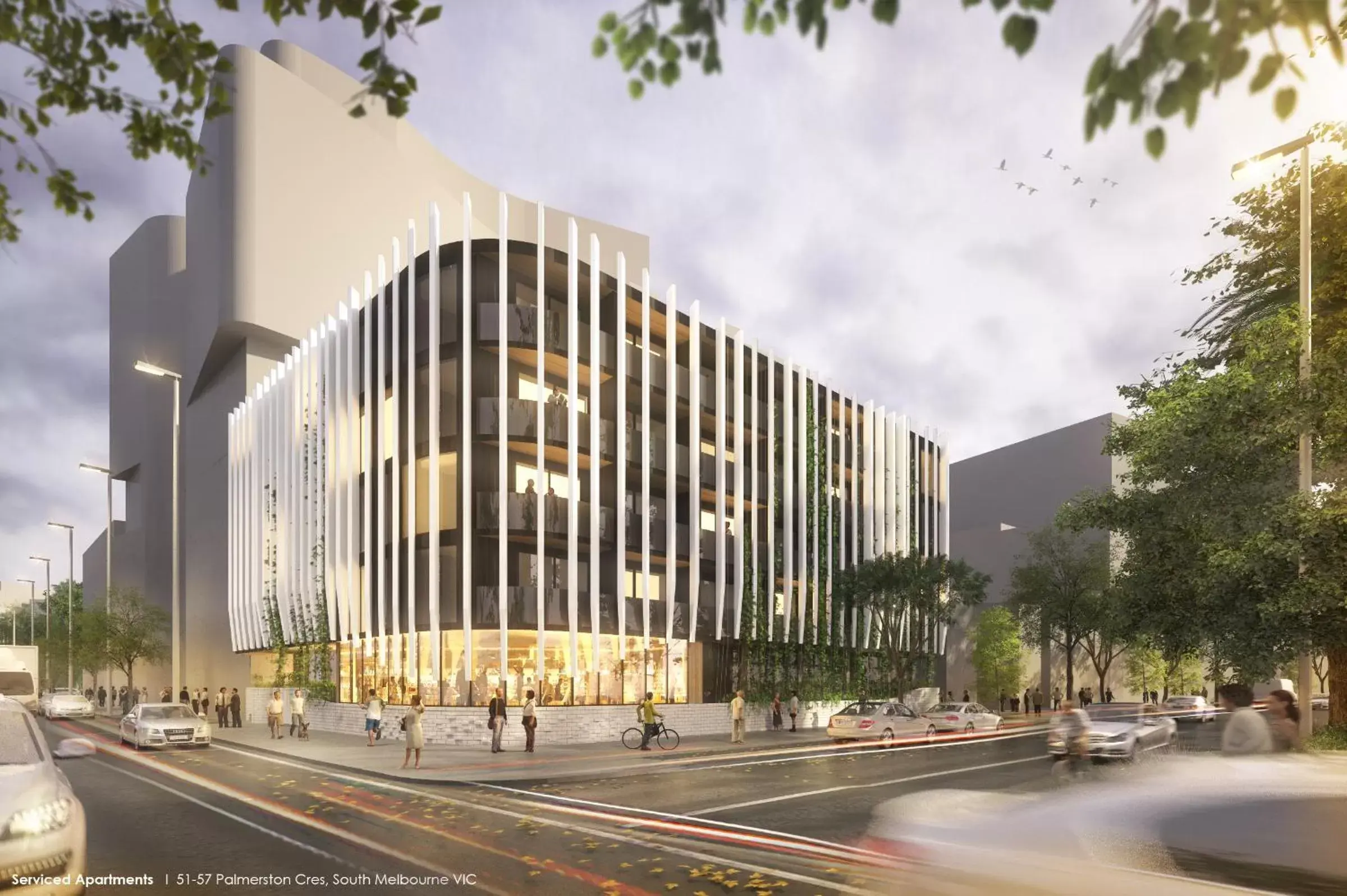 Facade/entrance in Clarion Apartments South Melbourne Facade/entrance in Clarion Apartments South Melbourne