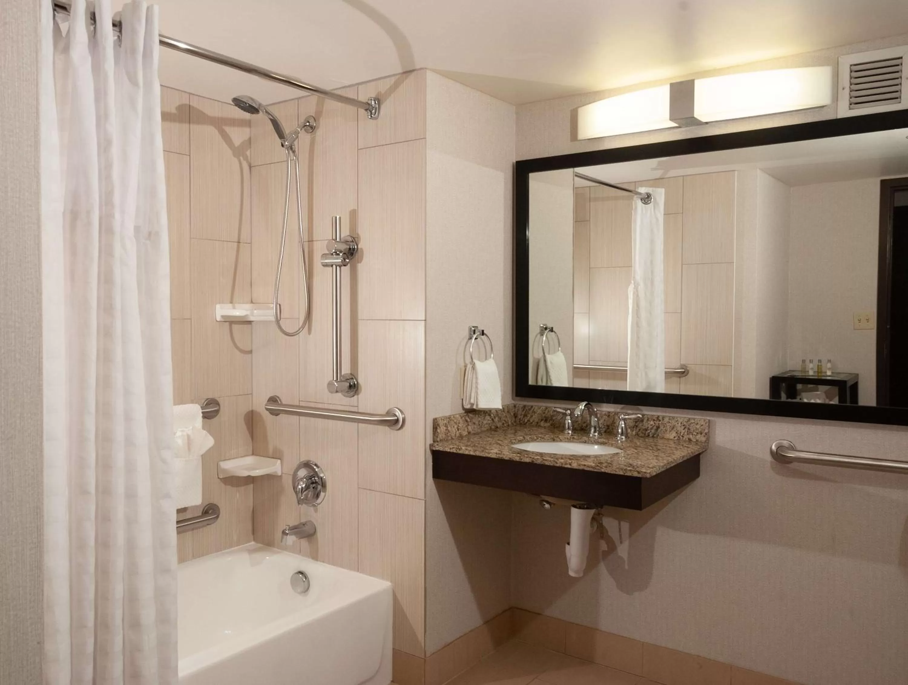 Bathroom in DoubleTree by Hilton Hotel Cleveland Downtown - Lakeside