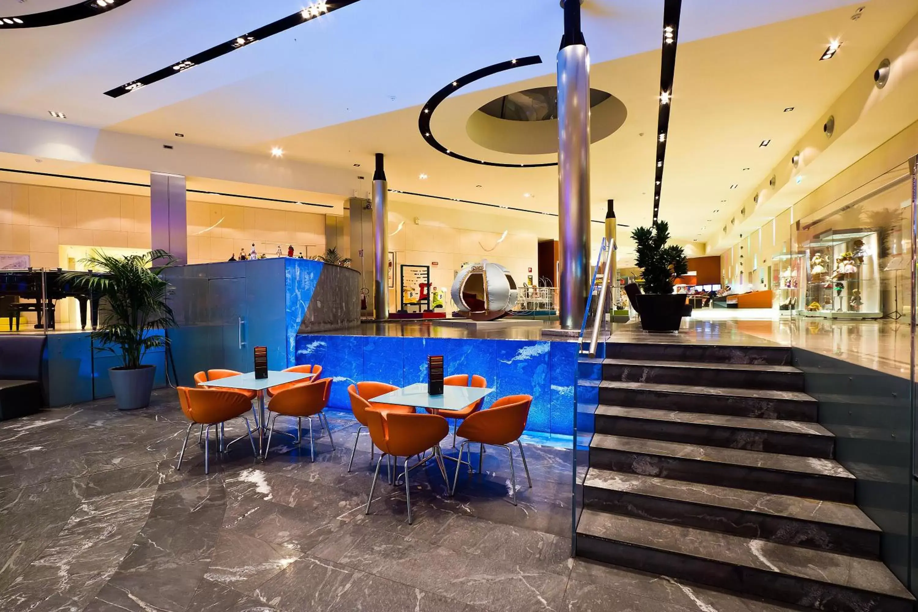 Lounge or bar, Swimming Pool in UNAHOTELS T Hotel Cagliari