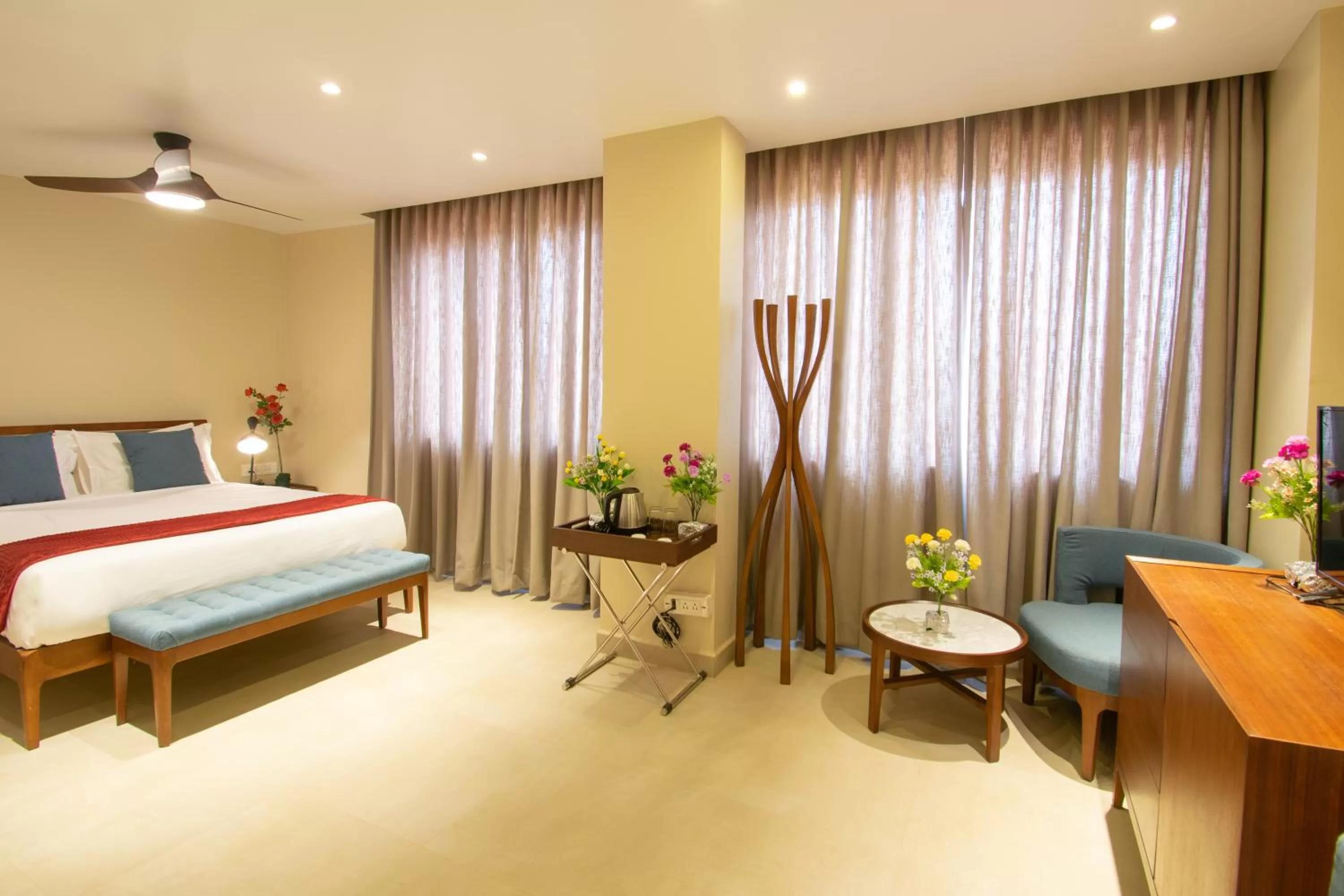 King Room with Balcony - single occupancy in Octave Rococco Morjim