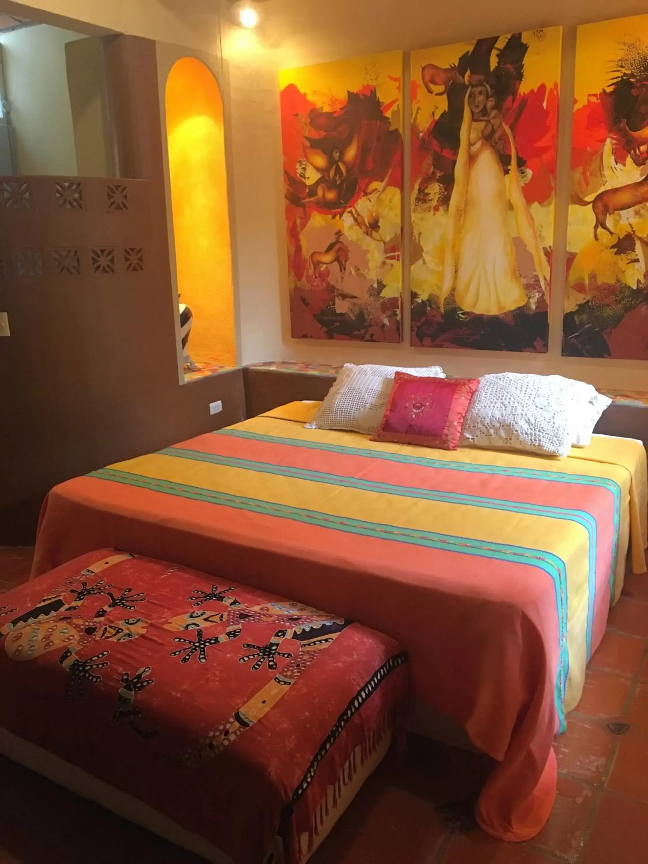 Bedroom, Bed in Villas Jardin Del Mar