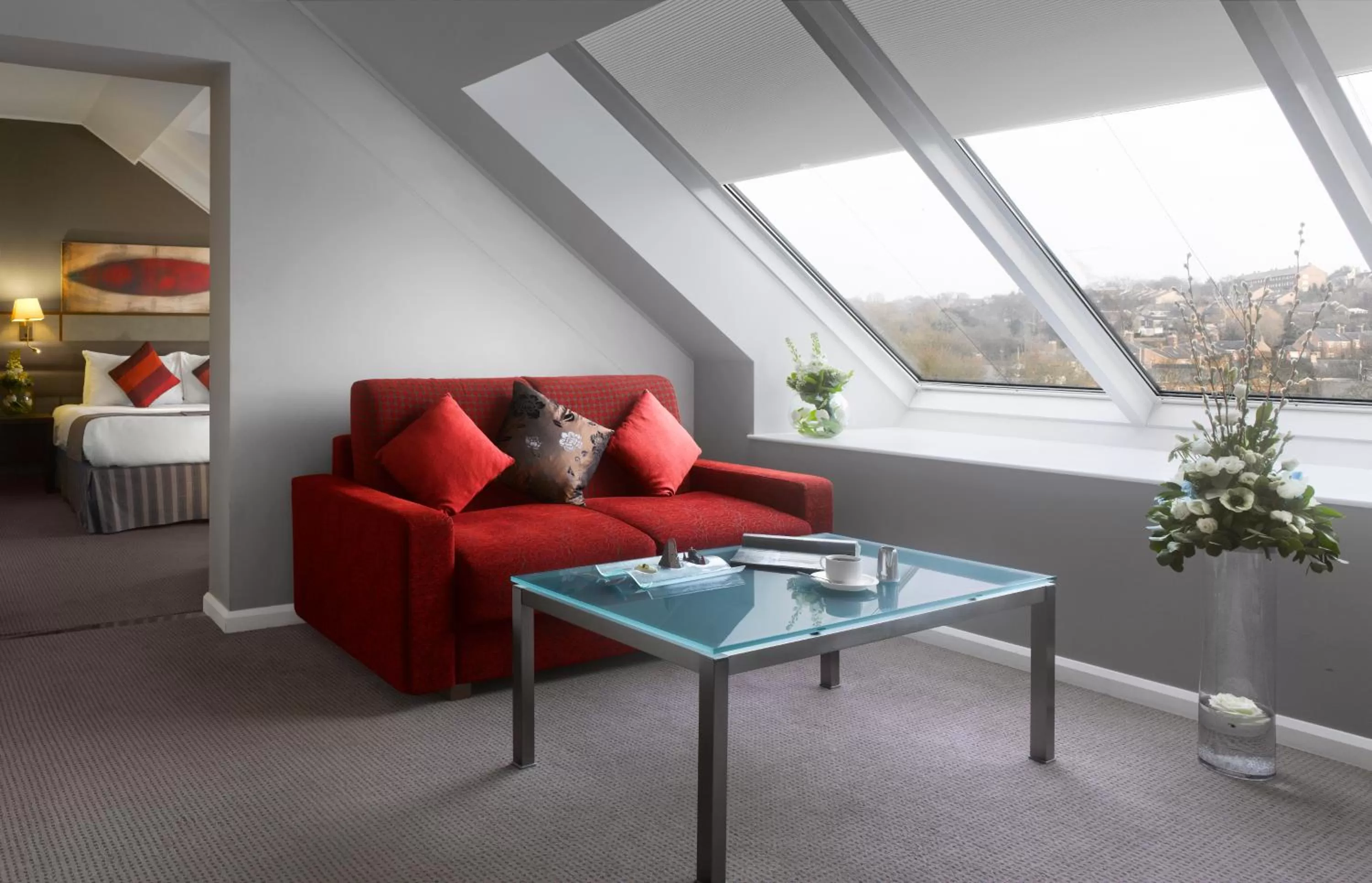 Seating area in Radisson Blu Hotel, Durham