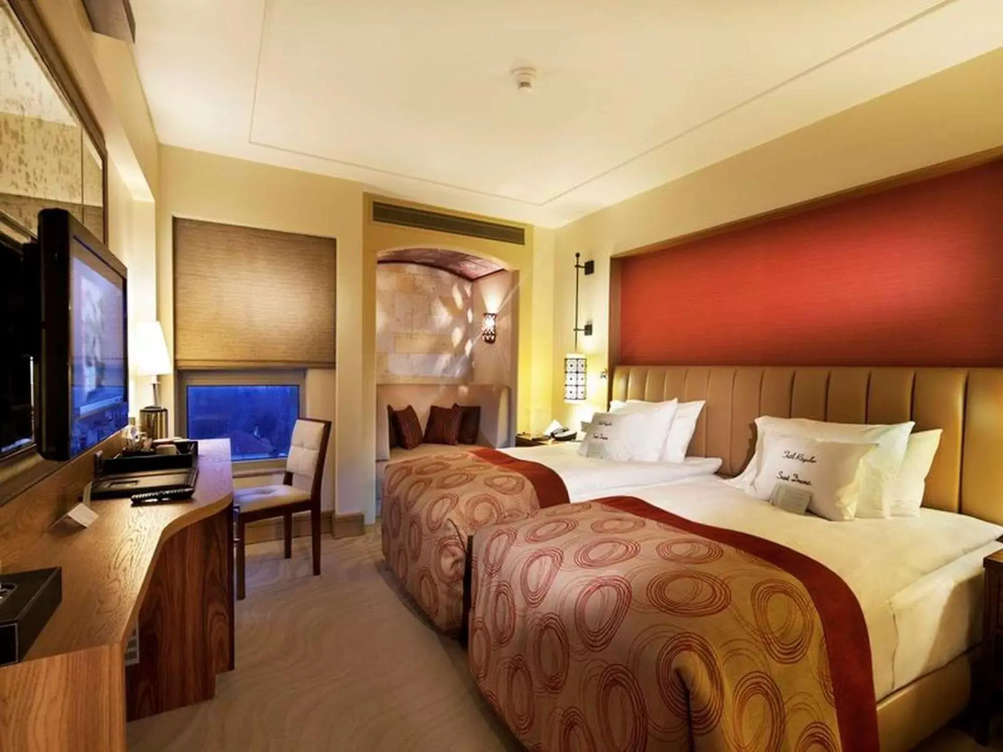 Bed in DoubleTree By Hilton Avanos Cappadocia Bed in DoubleTree By Hilton Avanos Cappadocia