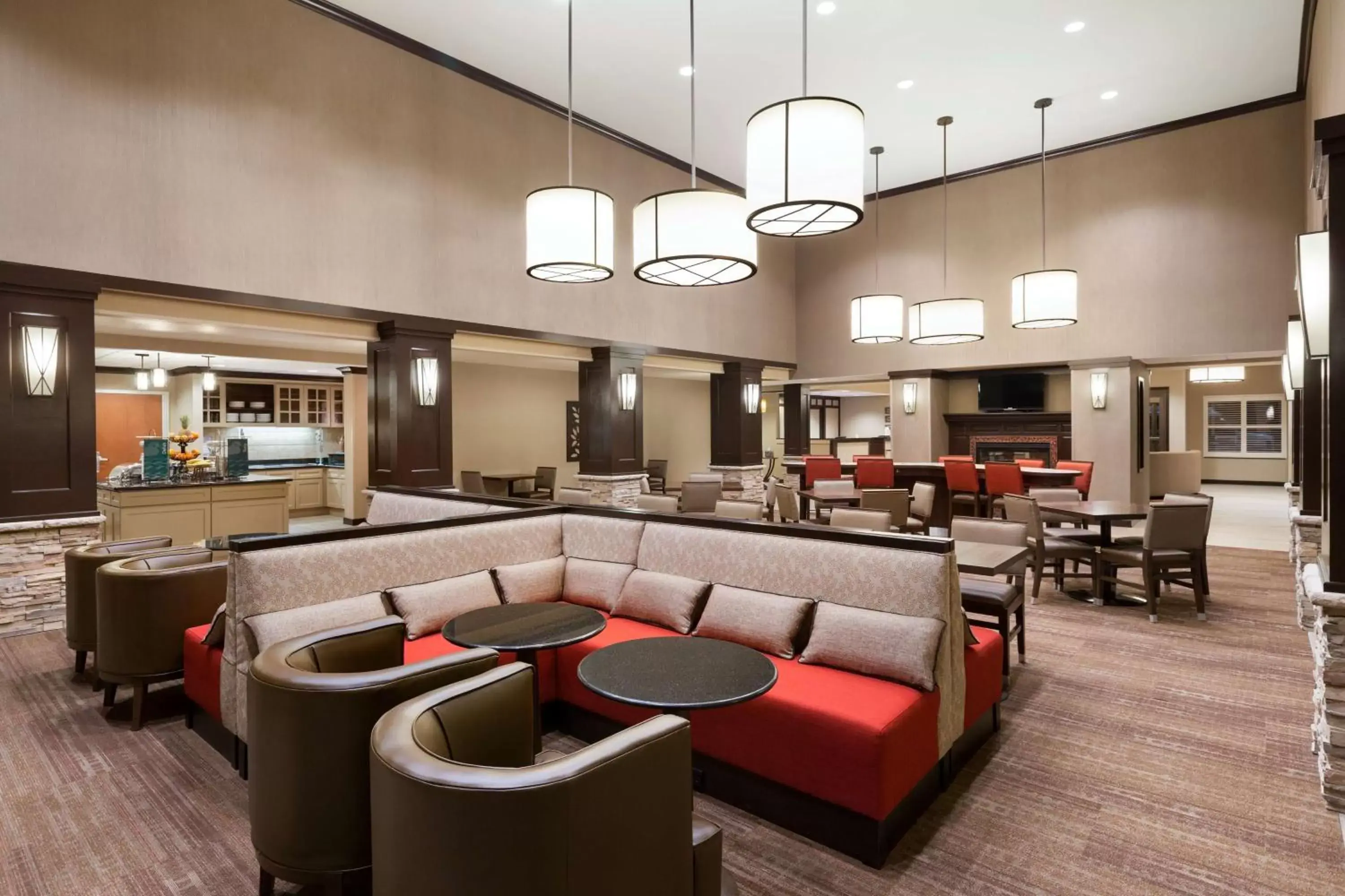 Lobby or reception, Lounge/Bar in Homewood Suites by Hilton Denver Tech Center