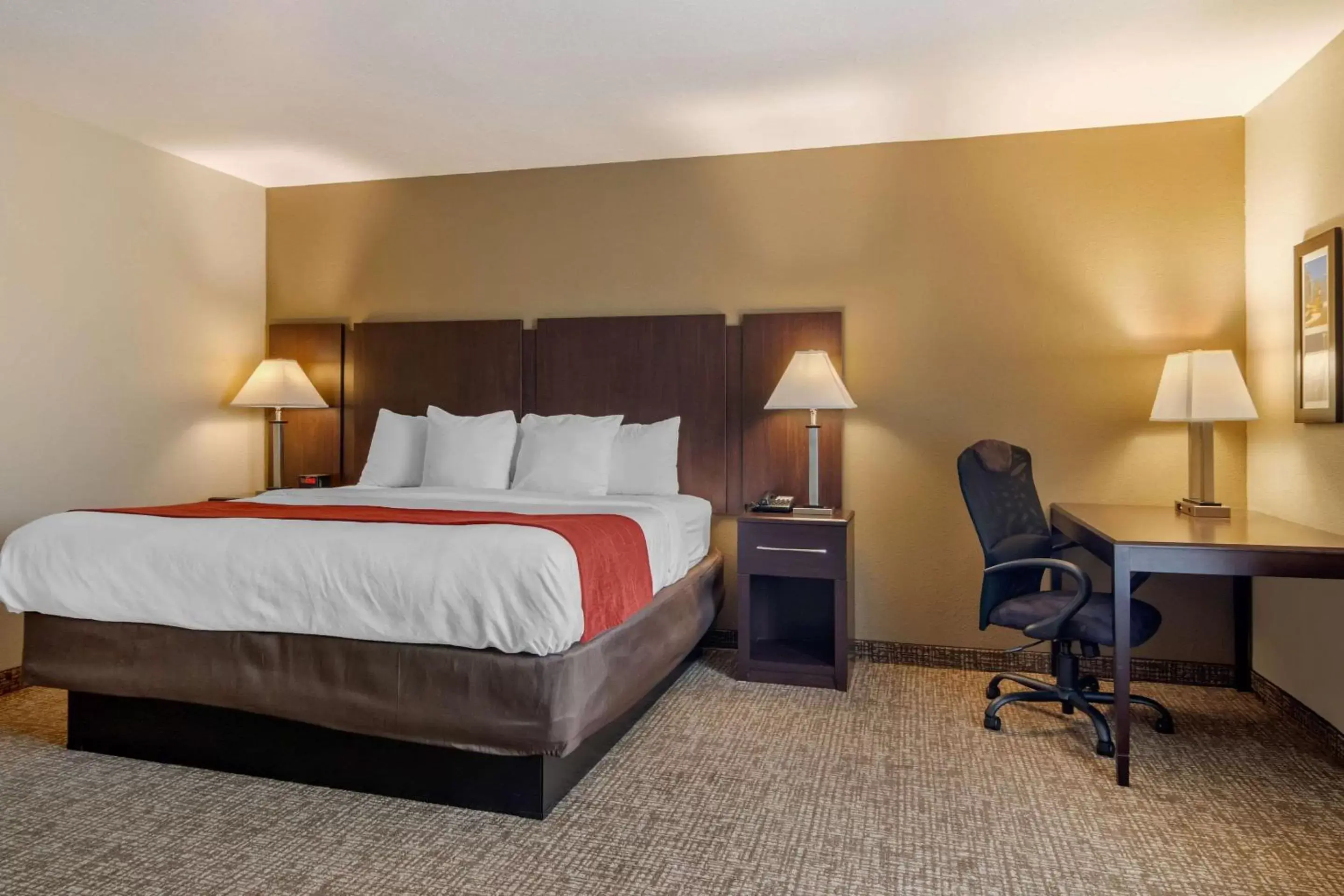 Photo of the whole room, Bed in Comfort Inn & Suites Perry National Fairgrounds Area