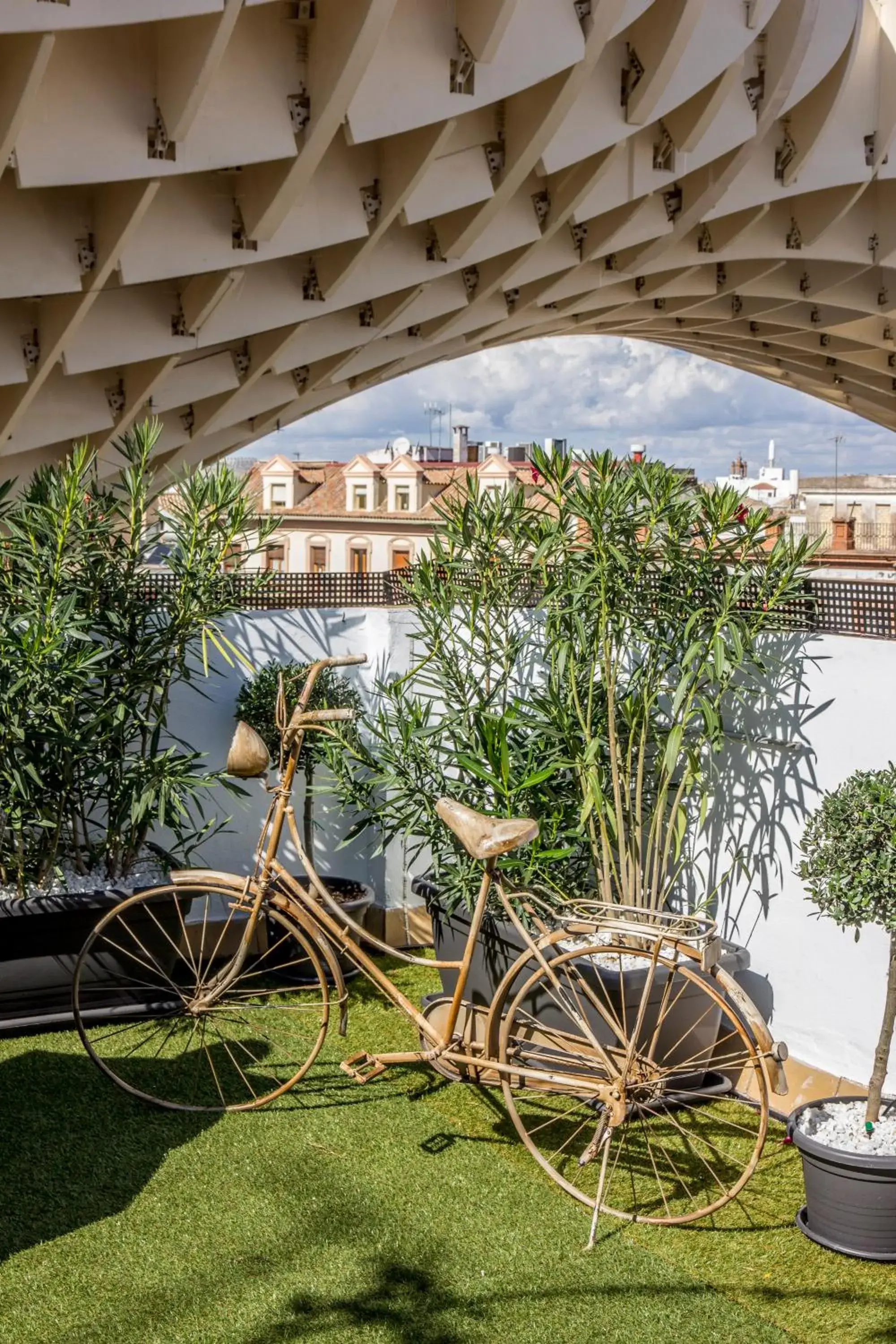 Balcony/Terrace in Hotel Palace Sevilla