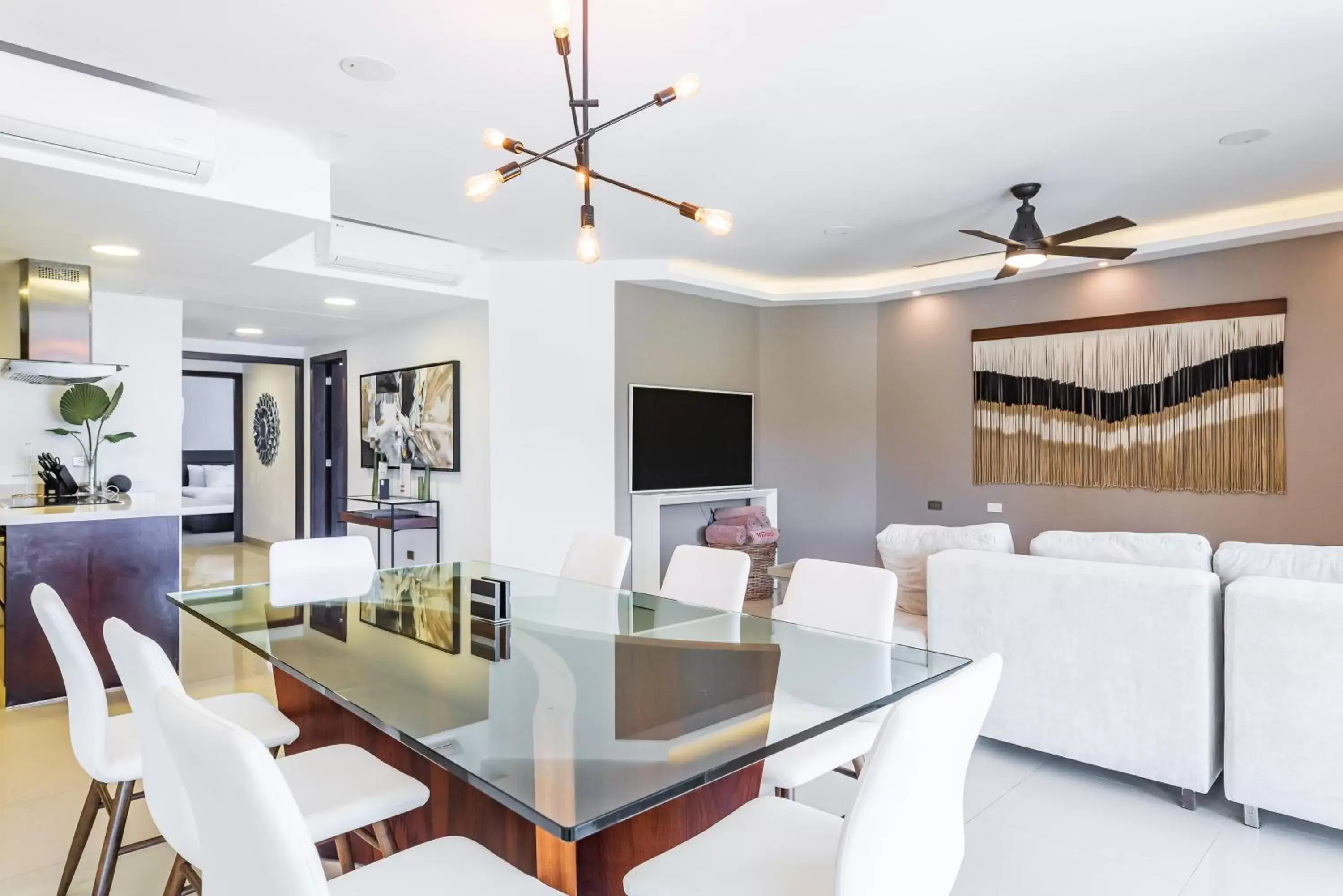 Dining Area in Mareazul Beach Front Condos At playa del Carmen