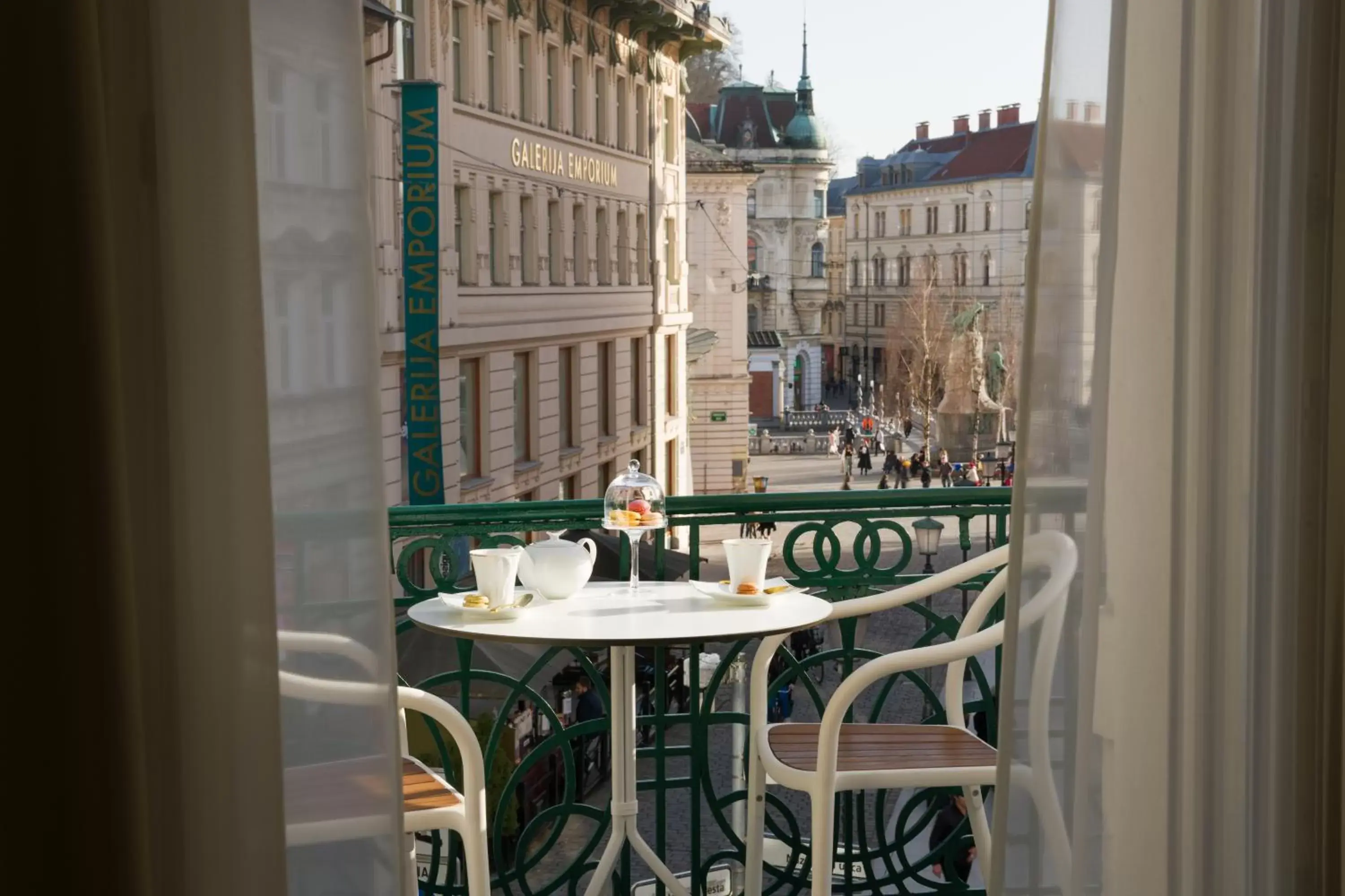 Balcony/Terrace in Grand Hotel Union Eurostars