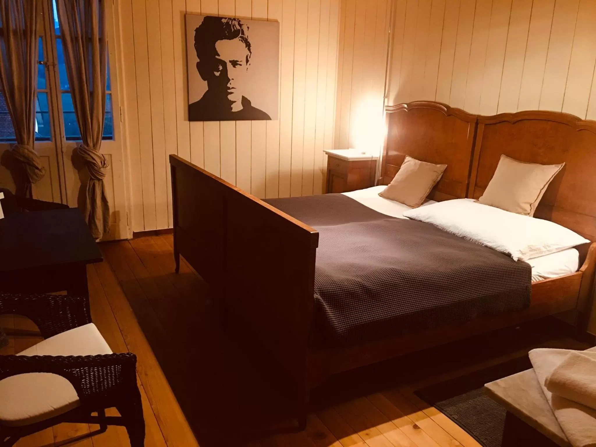 Photo of the whole room, Bed in B&B Bären