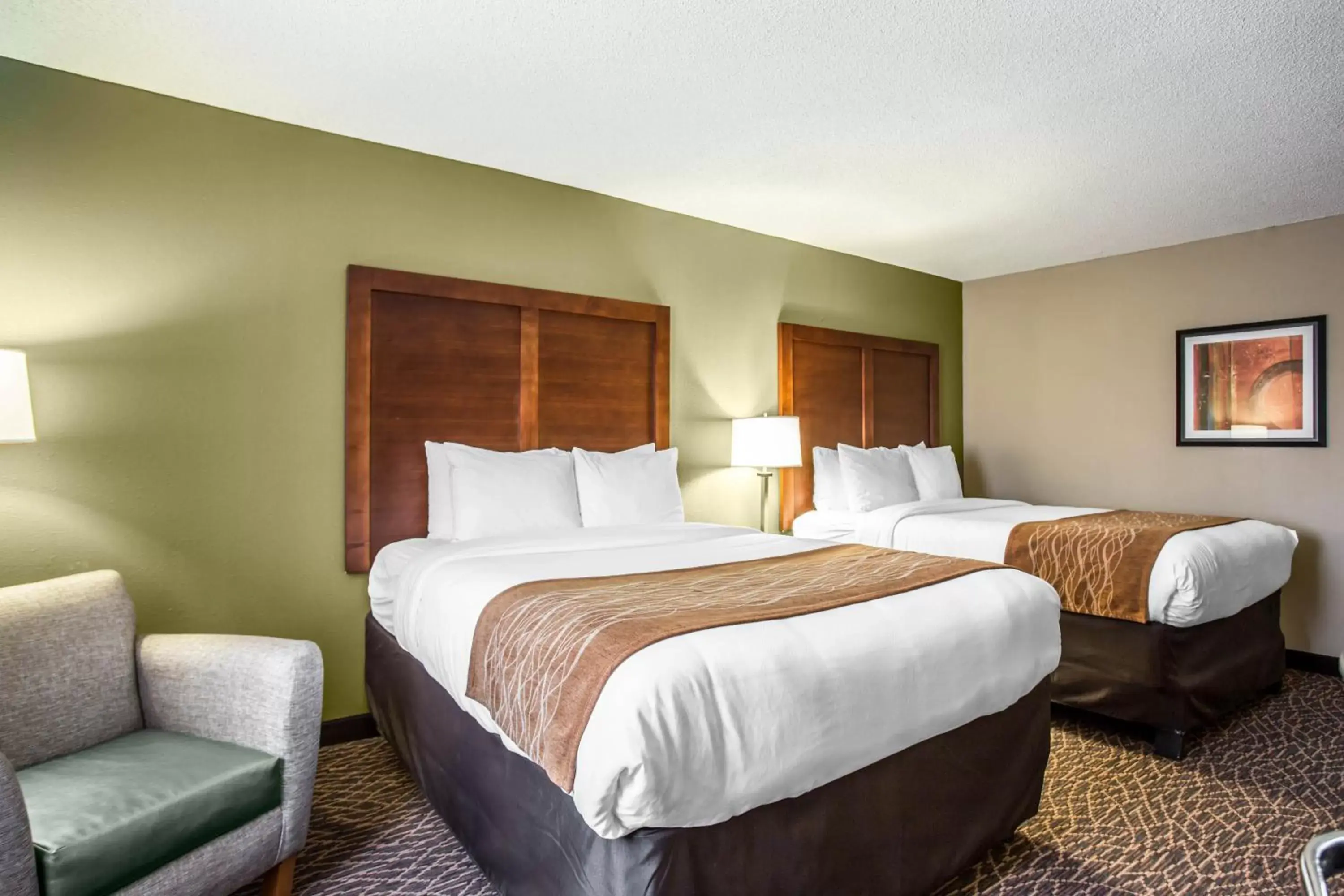 Queen Room with Two Queen Beds - Non-Smoking in Comfort Inn & Suites Kannapolis - Concord