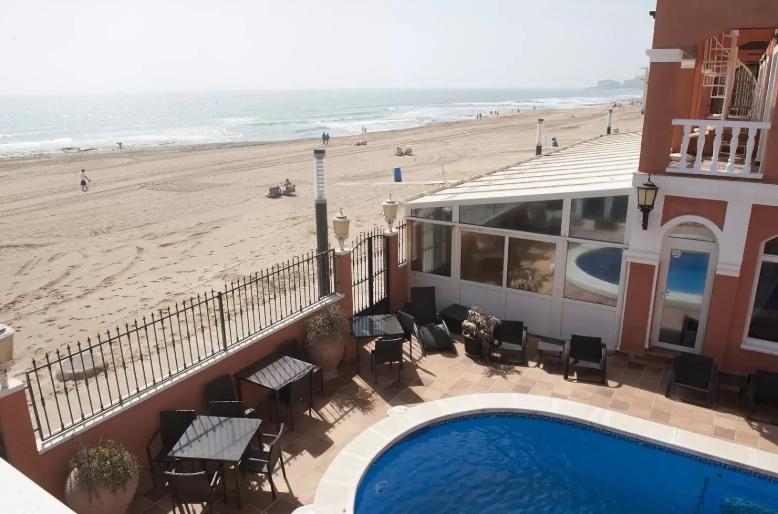 Pool view in Lloyds Beach Club Pool view in Lloyds Beach Club