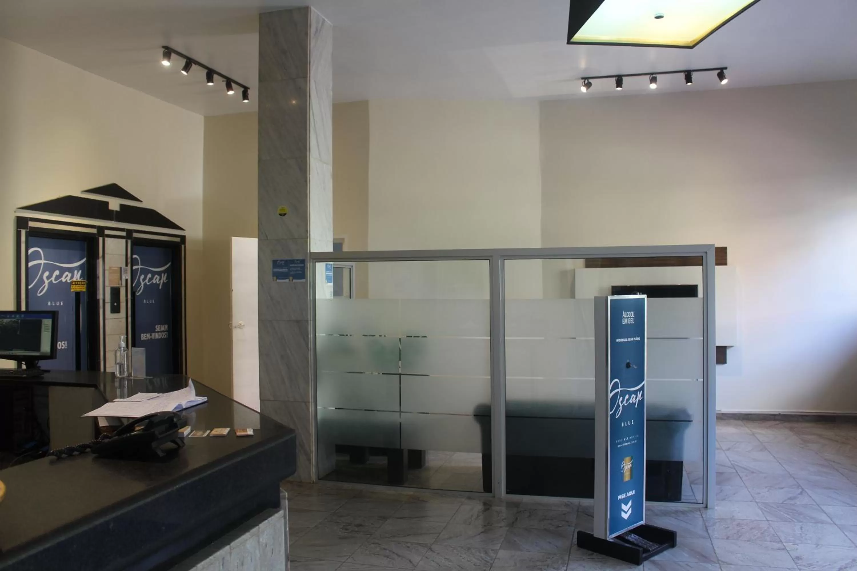 Living room in Hotel Oscar Blue Montes Claros