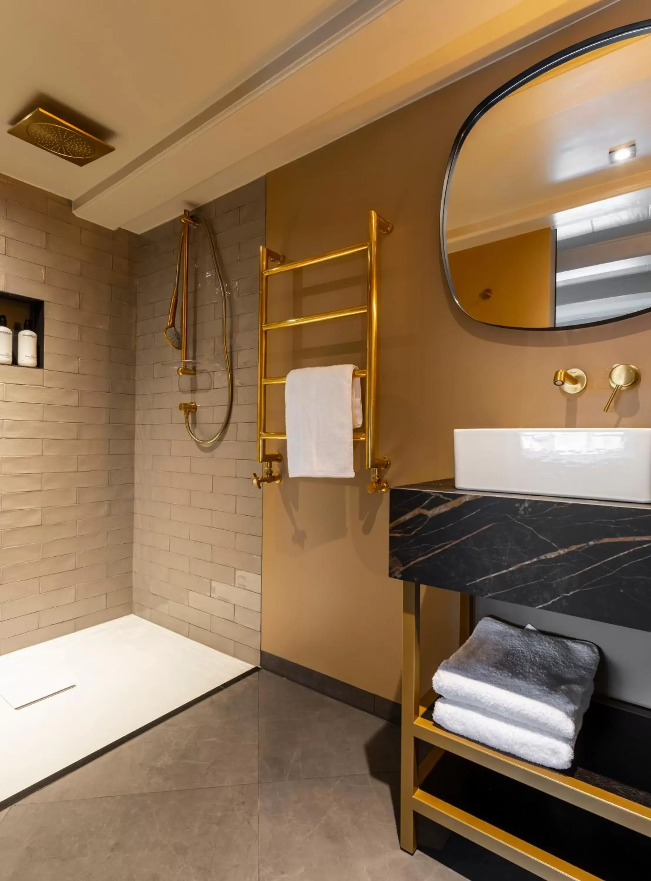 Shower, Bathroom in Poorter Boutique Hotel Brielle