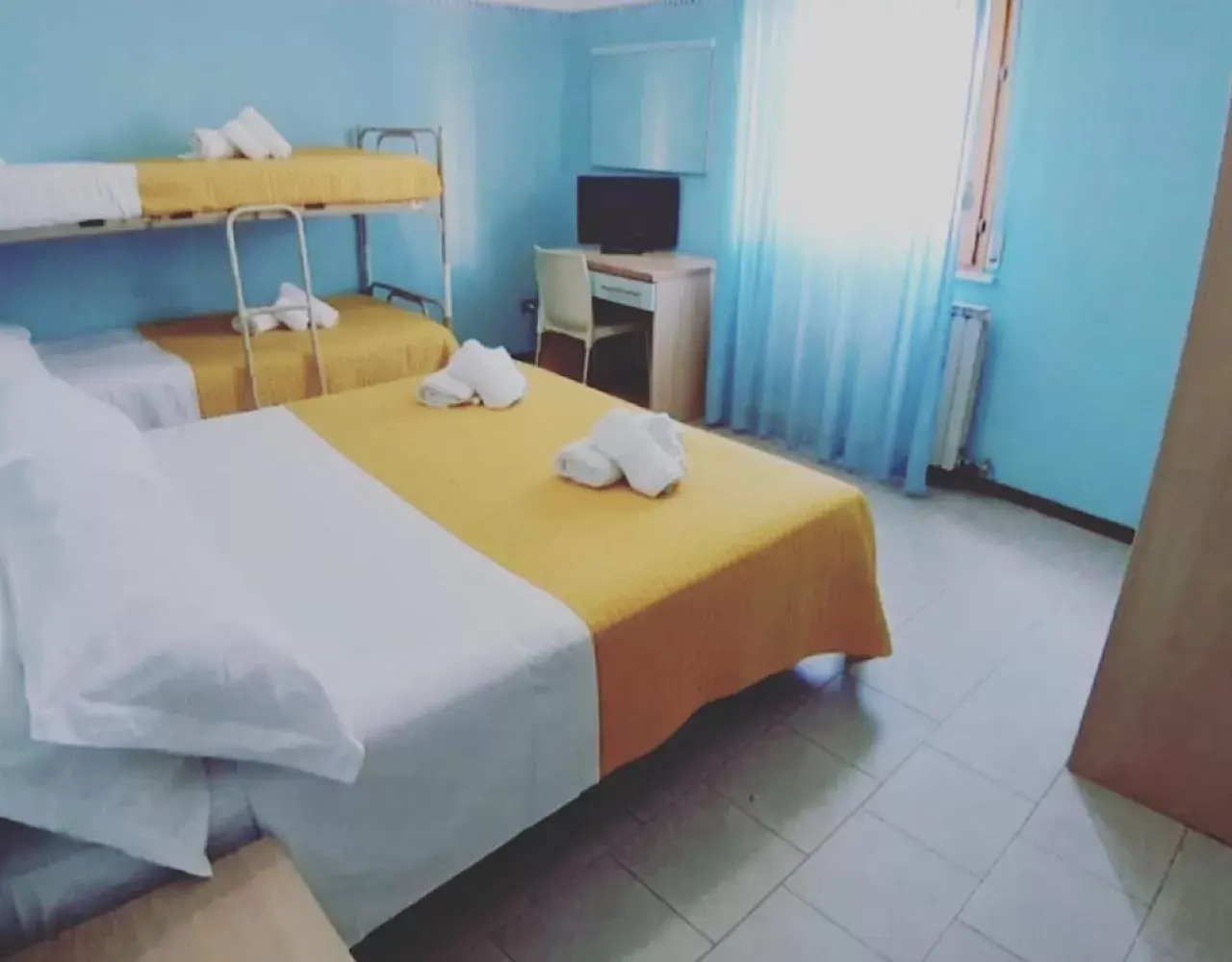 Bed in Hotel Silvana Beach