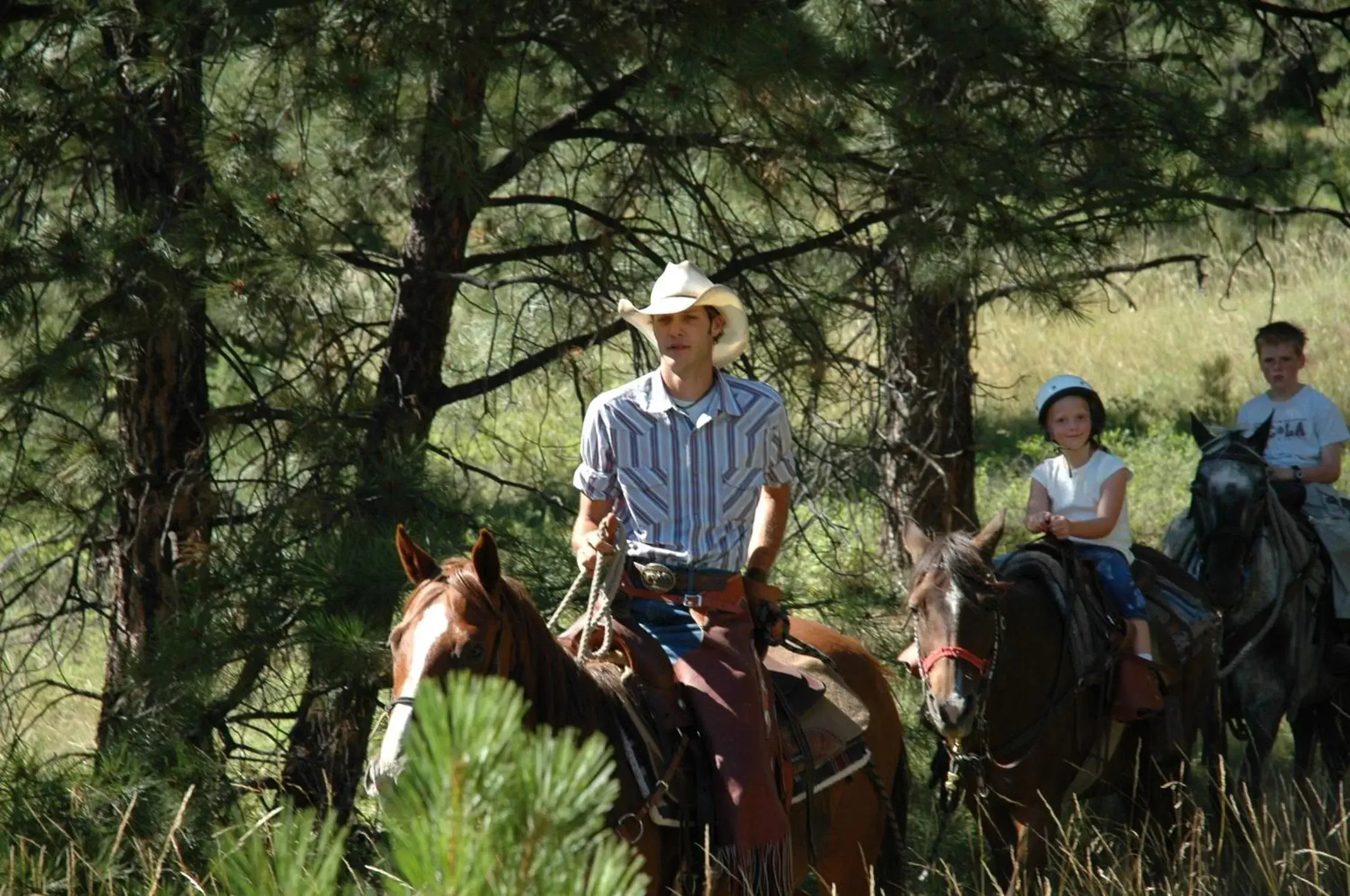 Horse-riding in Lonesome Dove Ranch