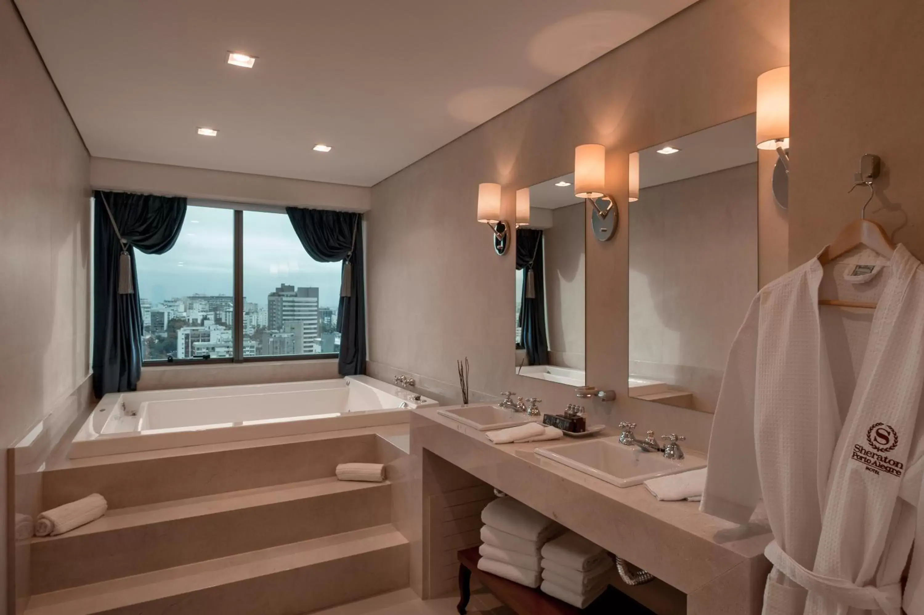Bathroom in Hilton Porto Alegre, Brazil